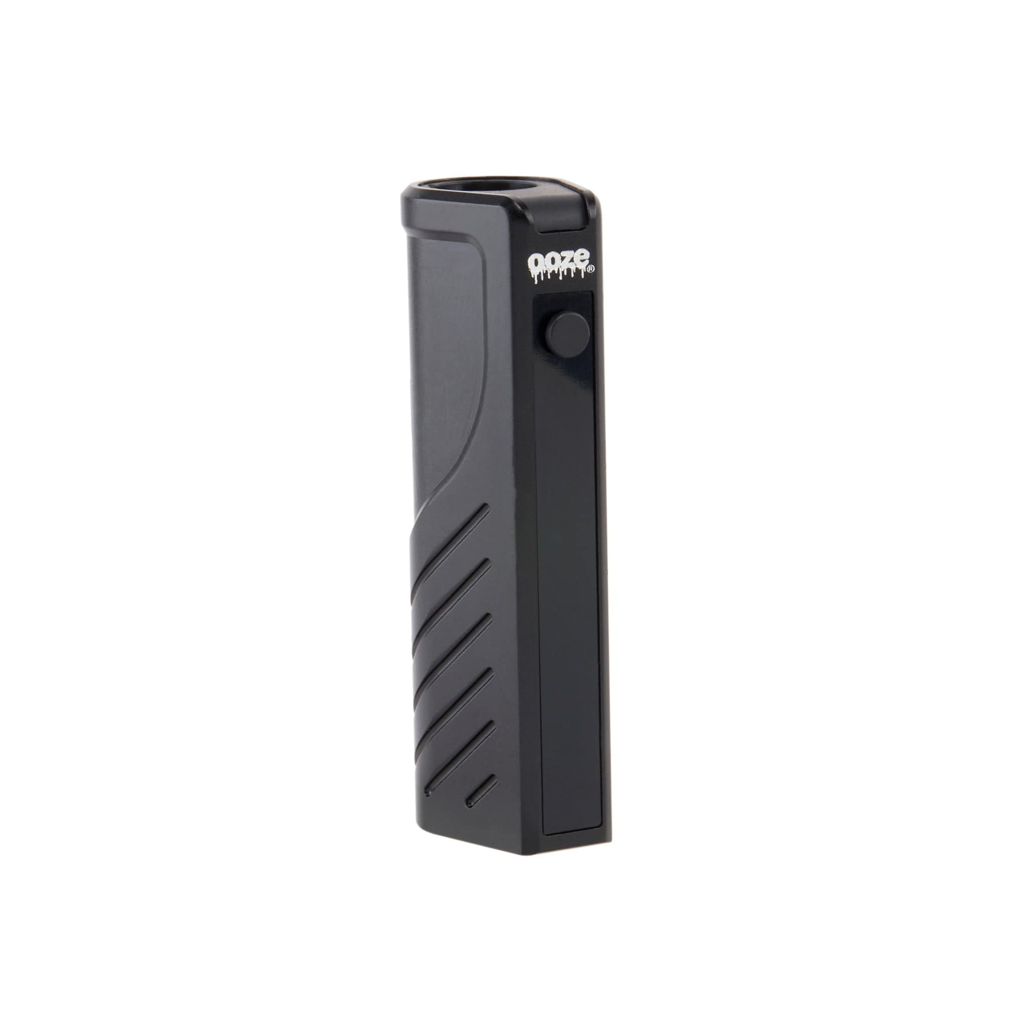 A product shot of the Novex 2 - 400 mAh Vape Battery, presented in a sleek, black design from a slightly angled front view.