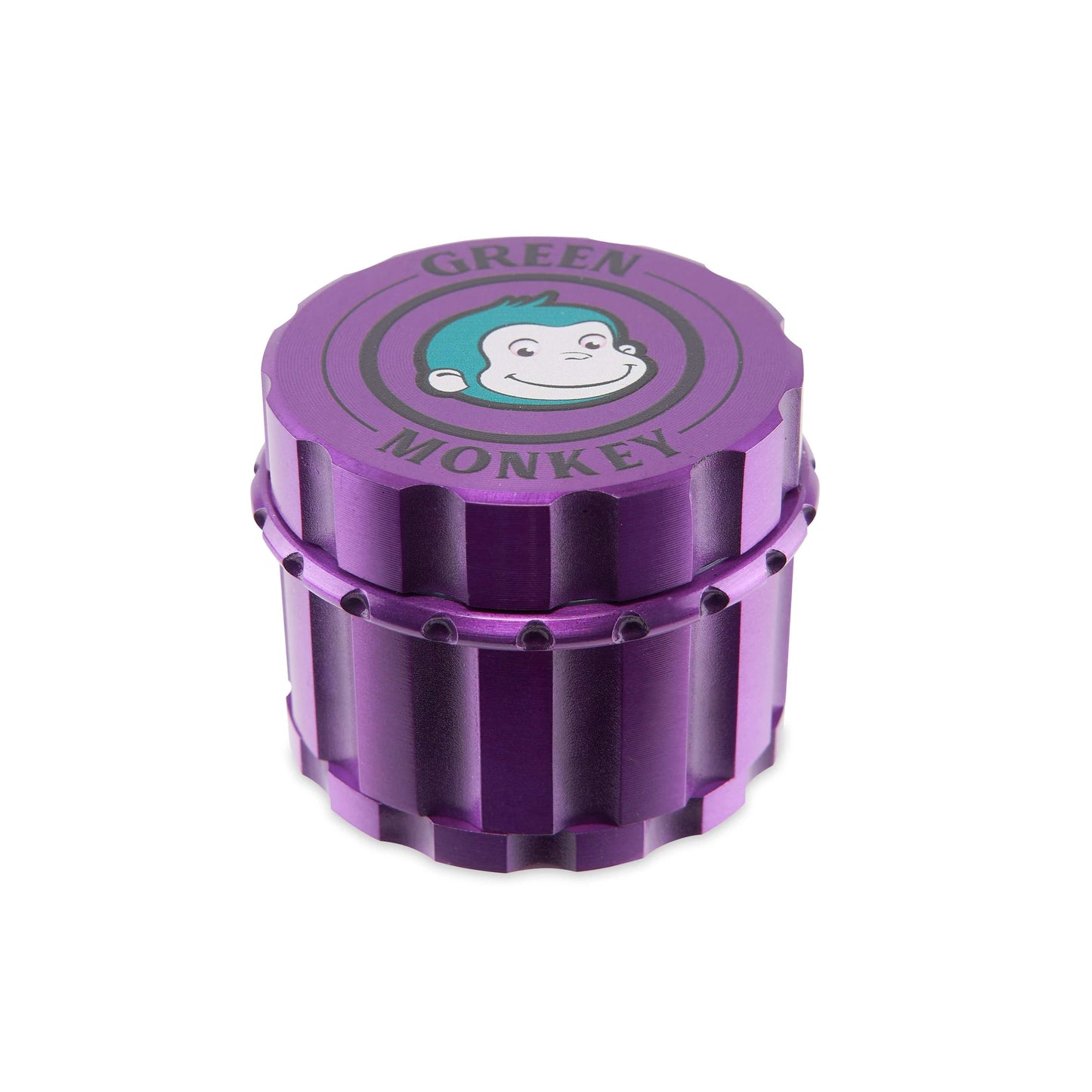 Green Monkey Grinders Purple Javan 55mm Magnetic Herb Grinder