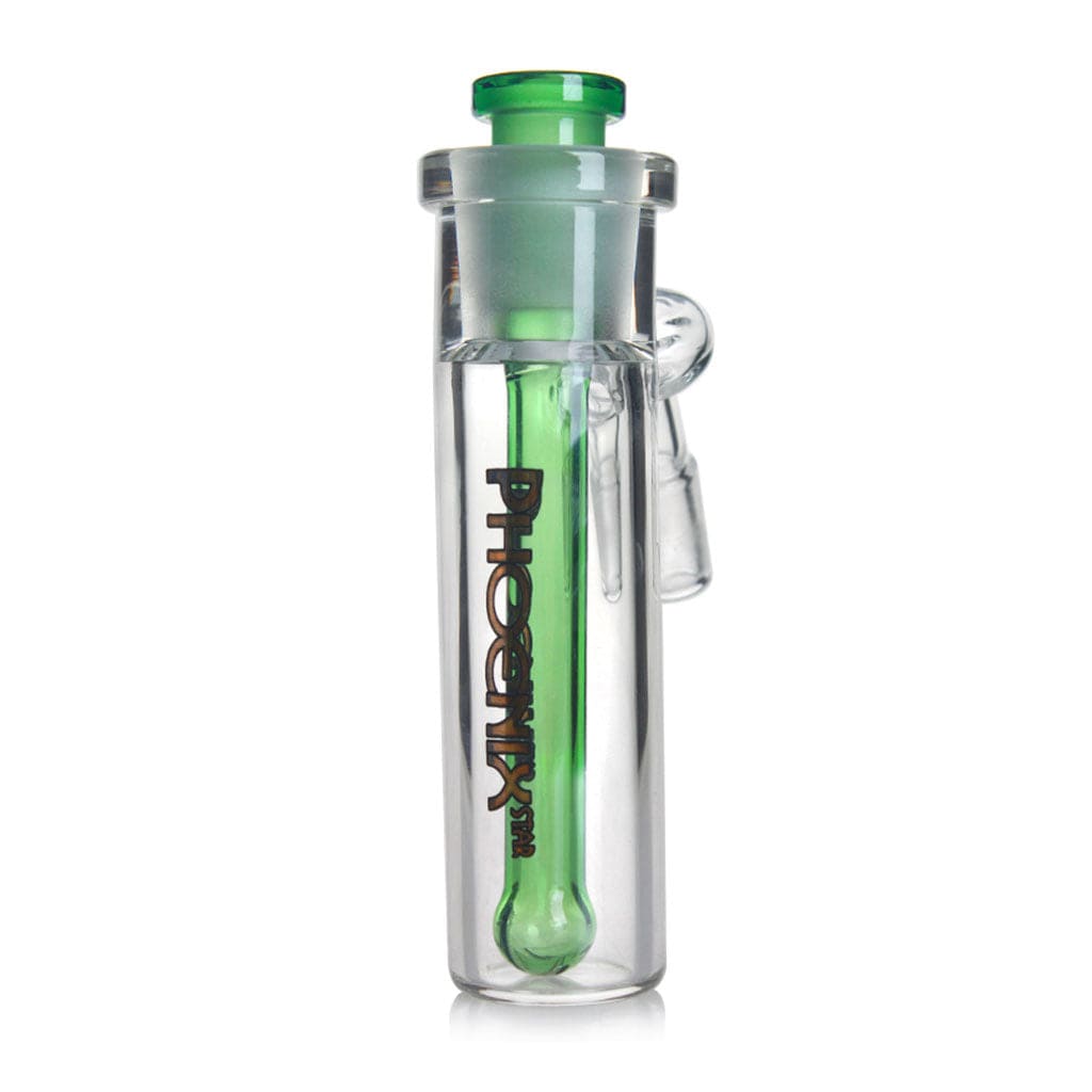 Honeybee Herb Ashcatcher 45° Degree/Male / 14mm / Green PHOENIX STAR ASH CATCHER WITH DOWNSTEM