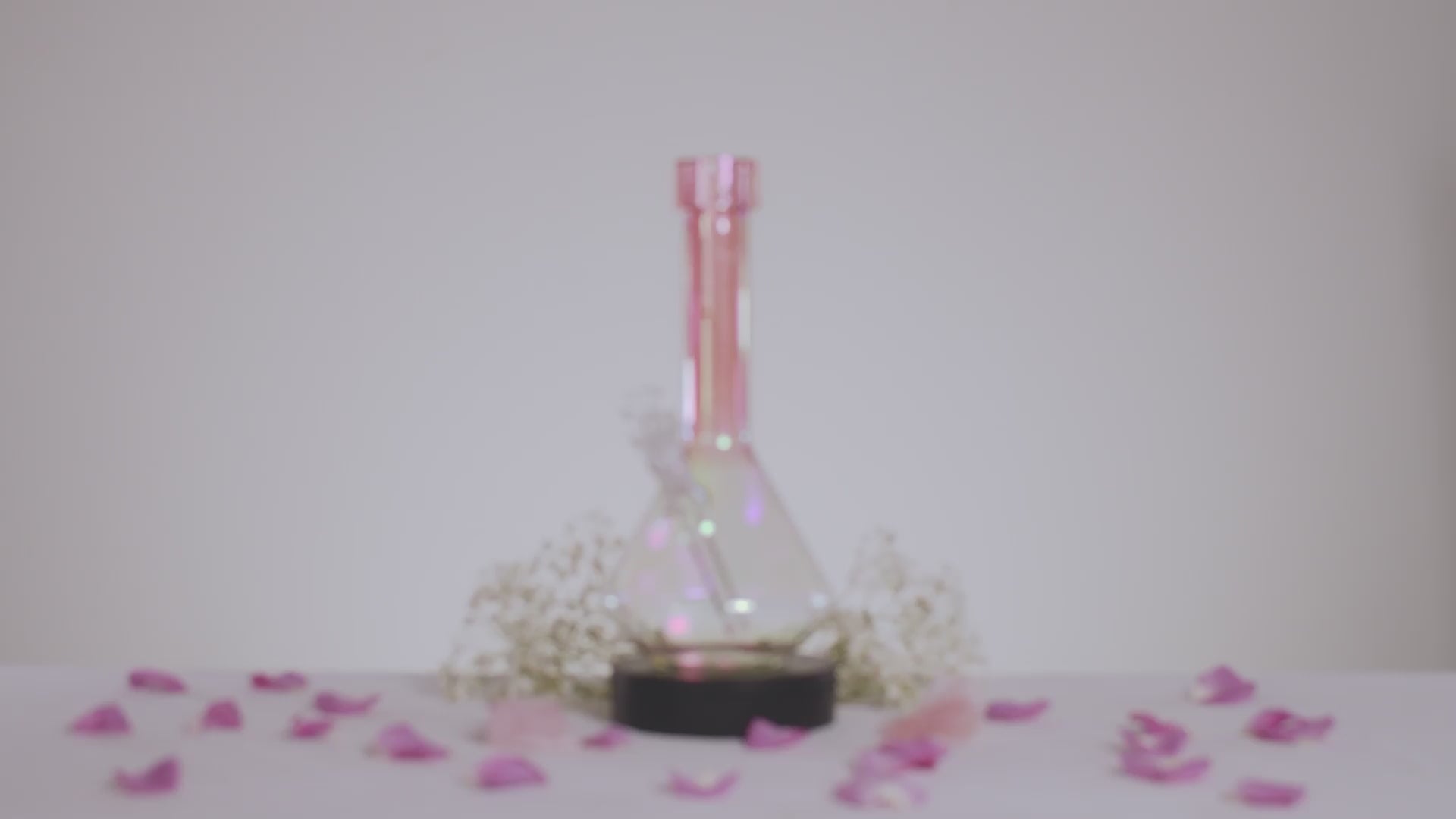 Queen of Bud Rose Quartz Dual Use Bong - 12 in.