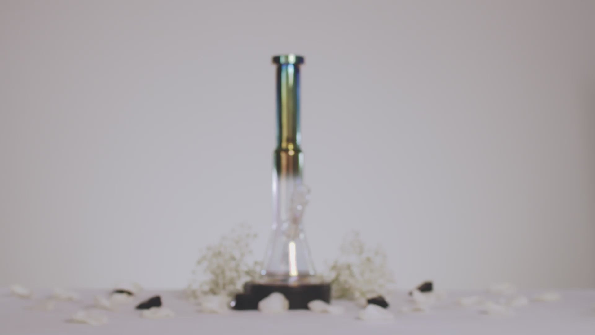 Queen of Bud Black Obsidian Dual Use Bong - 14 in.