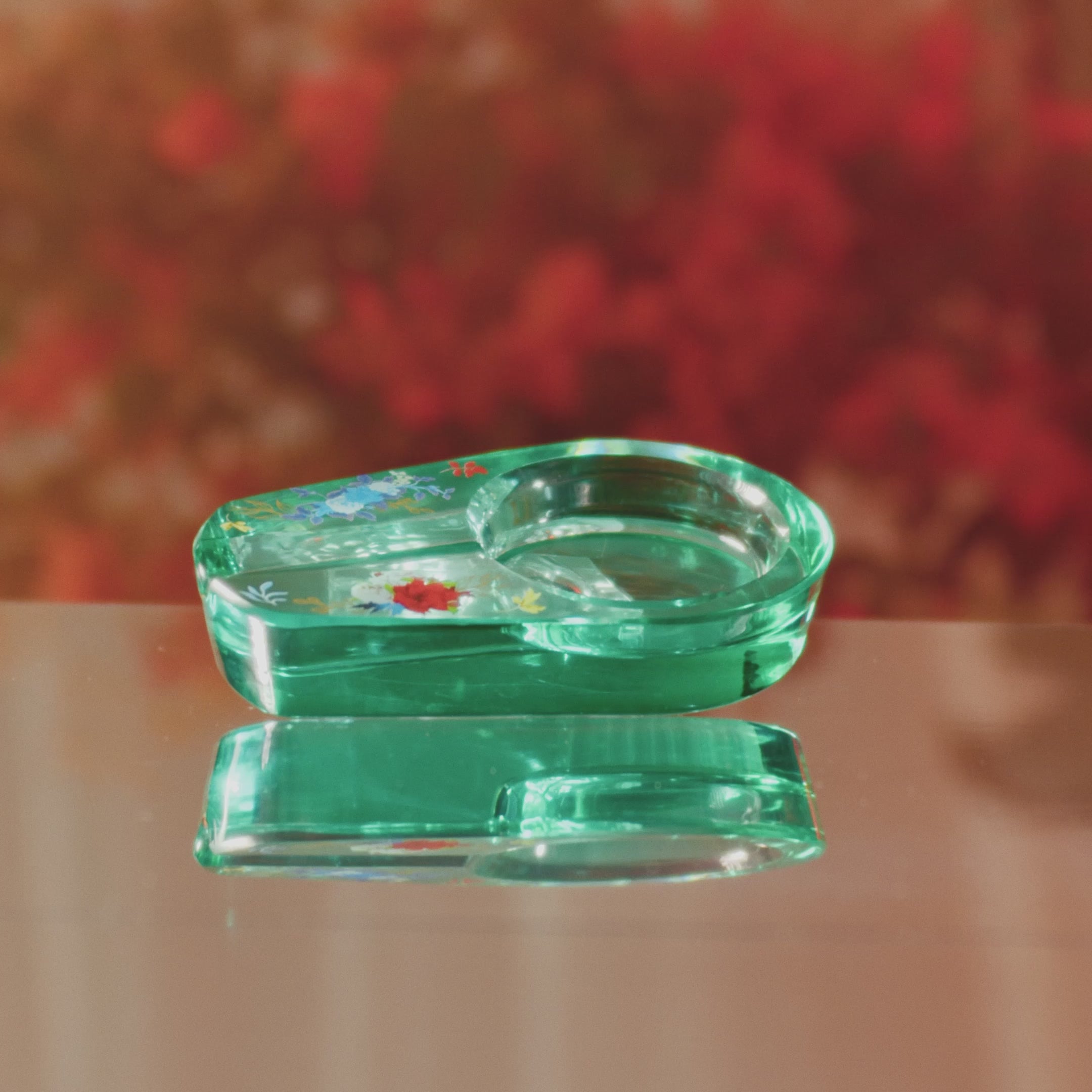 Famous Design Floral Lush Ashtray