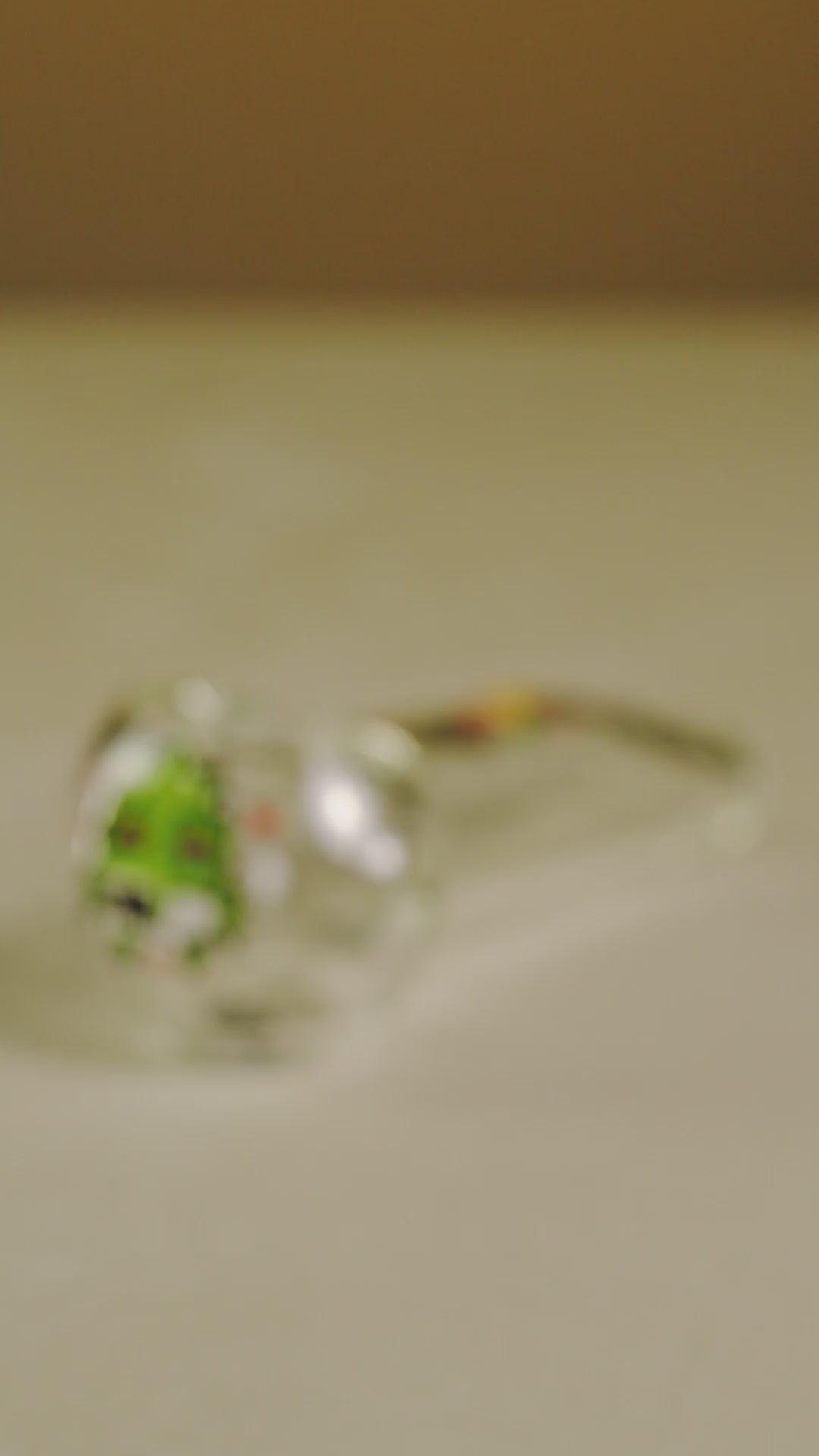 4" White Widow Hand Pipe - Clear