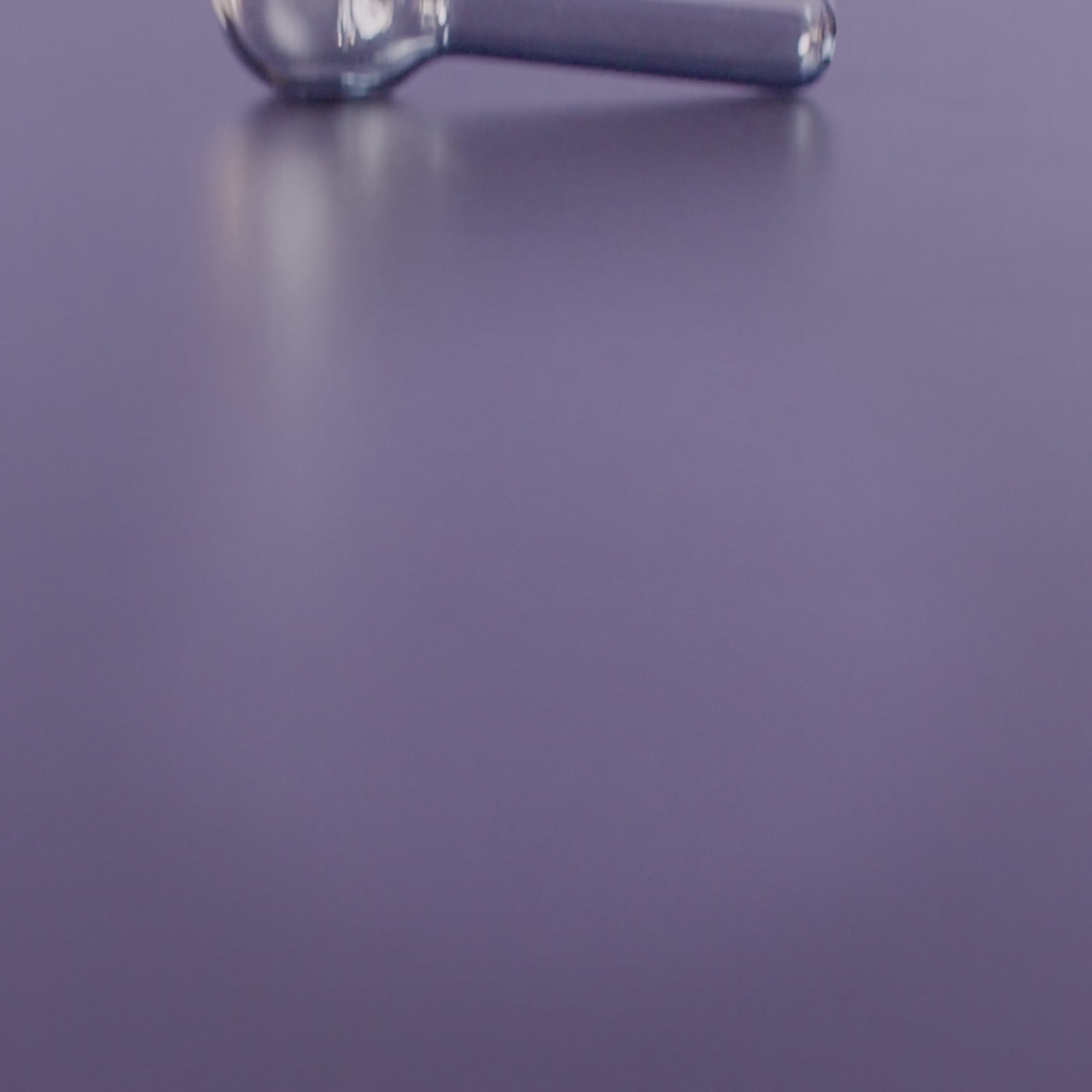Famous X 3" Chrome Fumed Spoon Hand Pipe