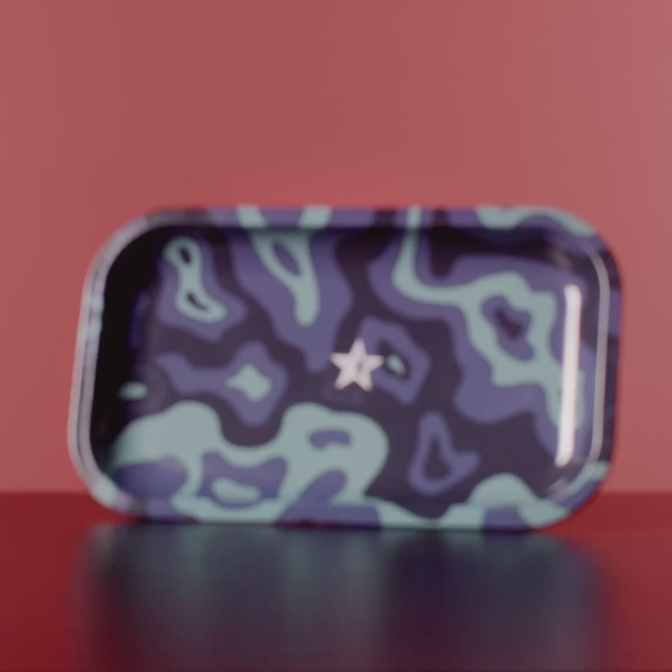Famous X Fabric Rolling Tray