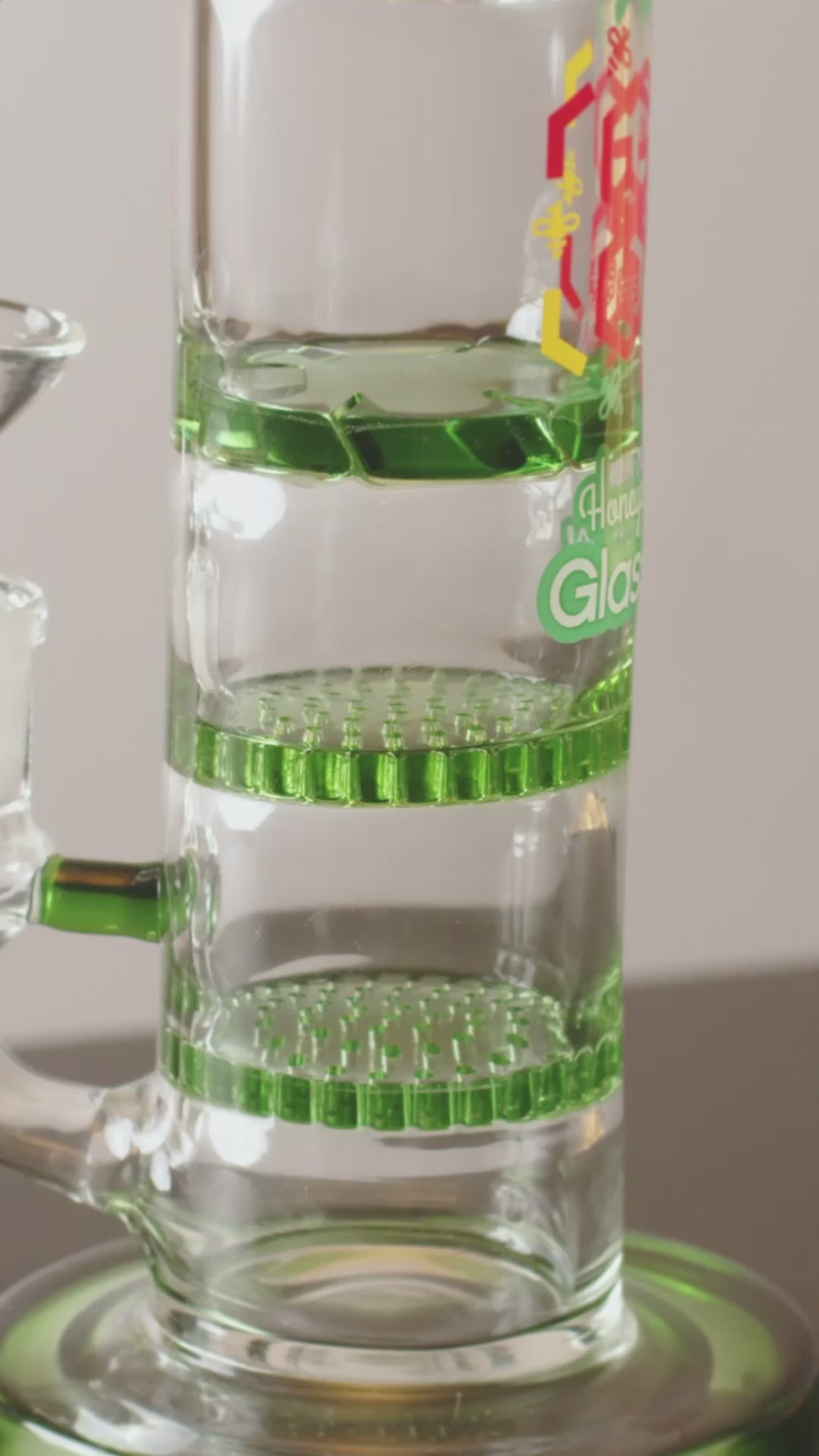 9.5" Triple Honeycomb Dab Rig
