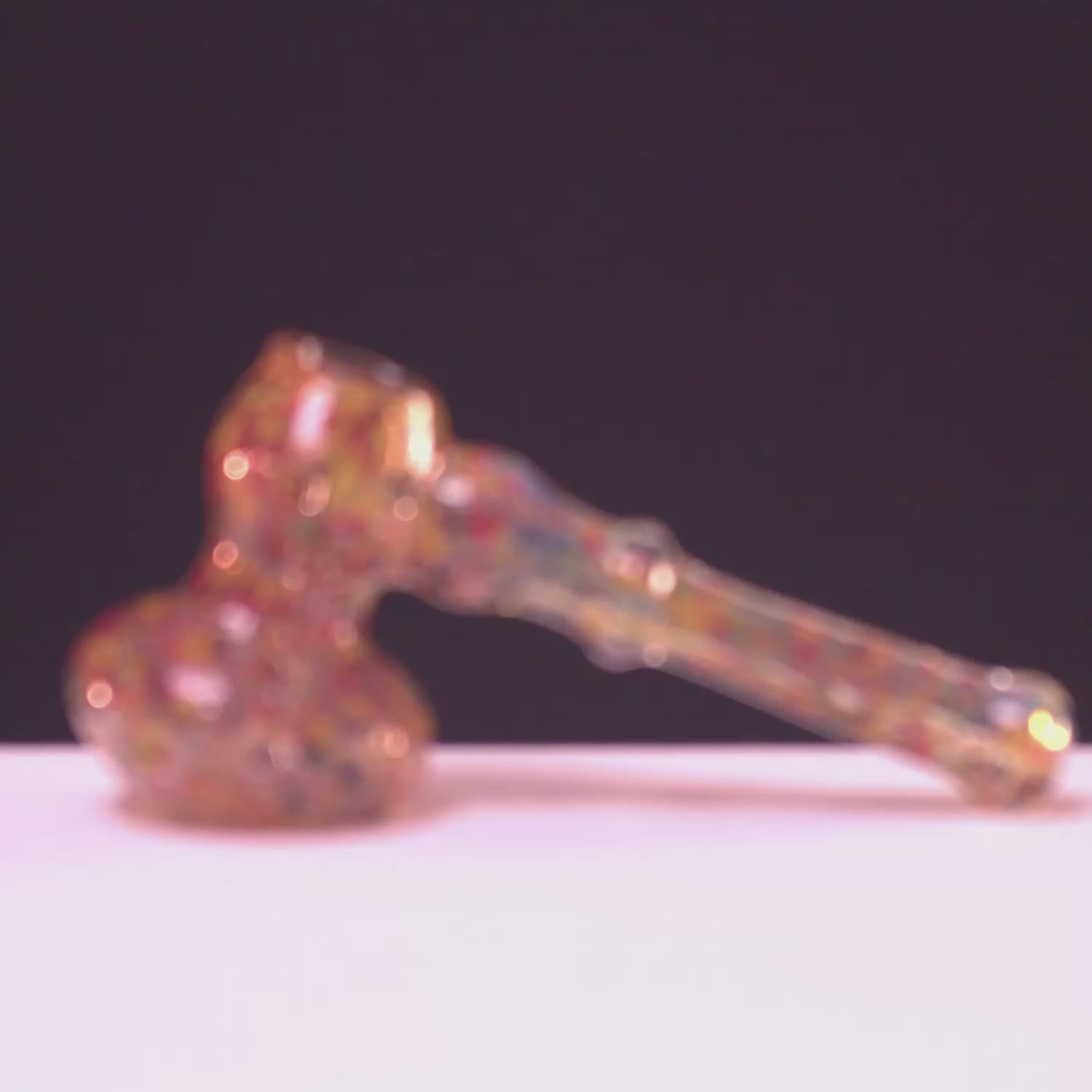DHC Rainbow Frit Hammer Bubbler - 5 in.