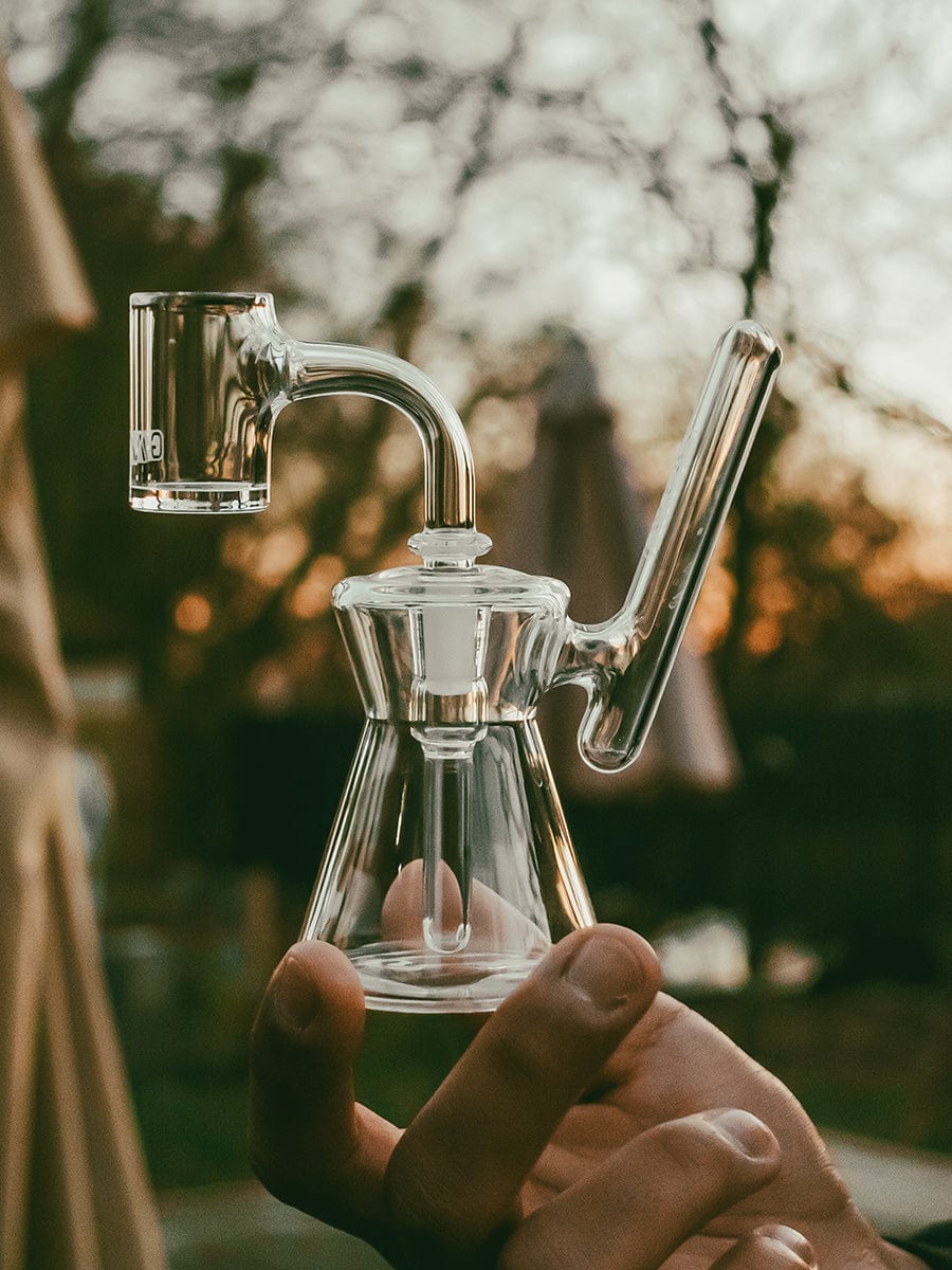 GRAV Dab Rig Hourglass Pocket Bubbler Rig