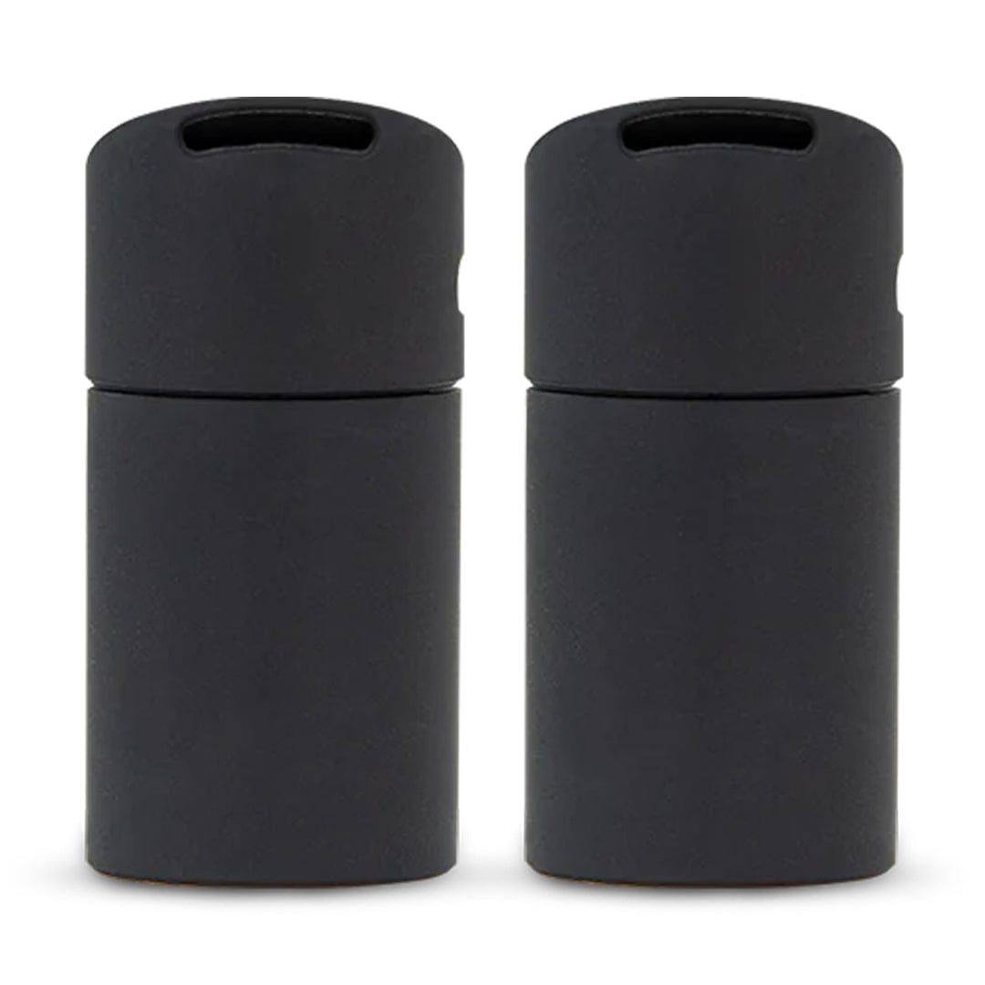 Front view of the Pivot 3D Chambers, showcasing the sleek, cylindrical design against a neutral gray background.