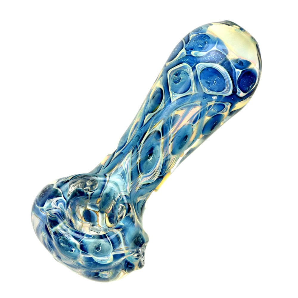 Pulsar Fumed Bubble Weave Glass Hand Pipe - 4.25"