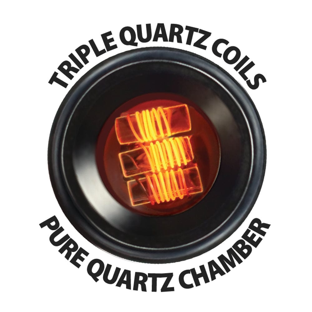 Close-up view of the APX Wax V3 Full Metal Atomizer Tank, showcasing its interior metal coils against a dark background.