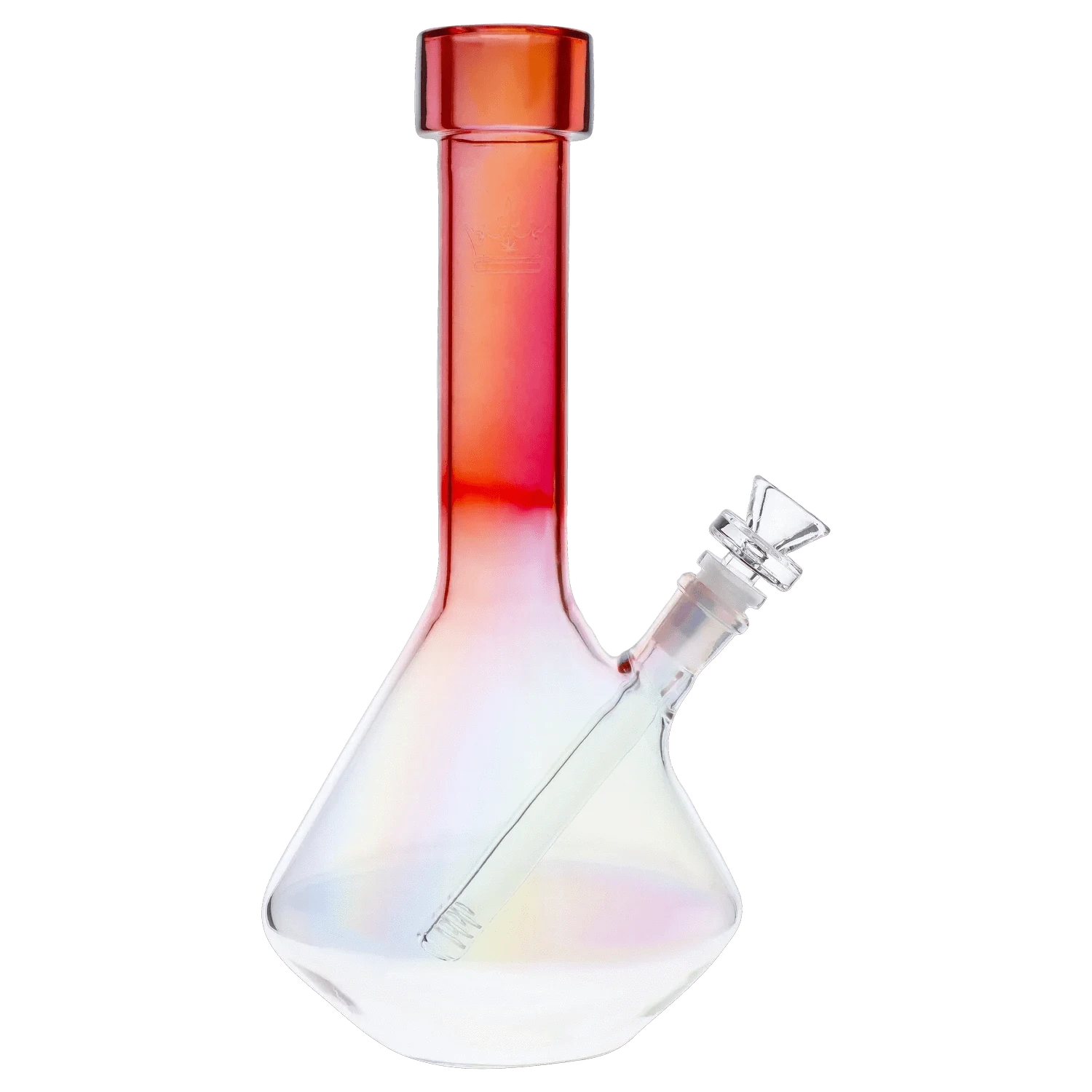 Queen of Bud Waterpipe Rose Quartz QOB Rose Quartz Dual Use Water Pipe - 12 in.