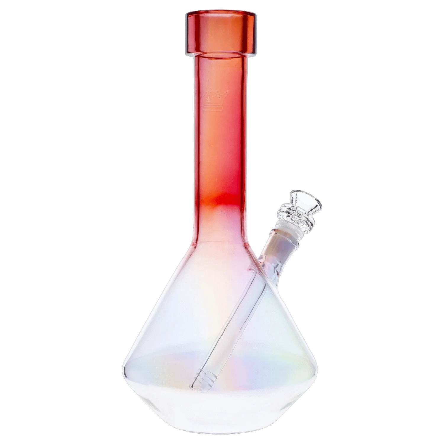 Queen of Bud Waterpipe Rose Quartz QOB Rose Quartz Dual Use Water Pipe - 12 in.