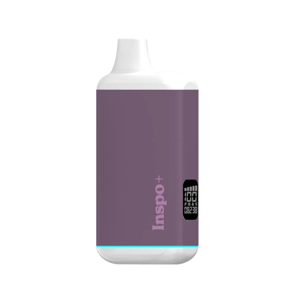 Front view of the Randy's Inspo Plus Vaporizer, showcasing its sleek, minimalist design against a plain white background.