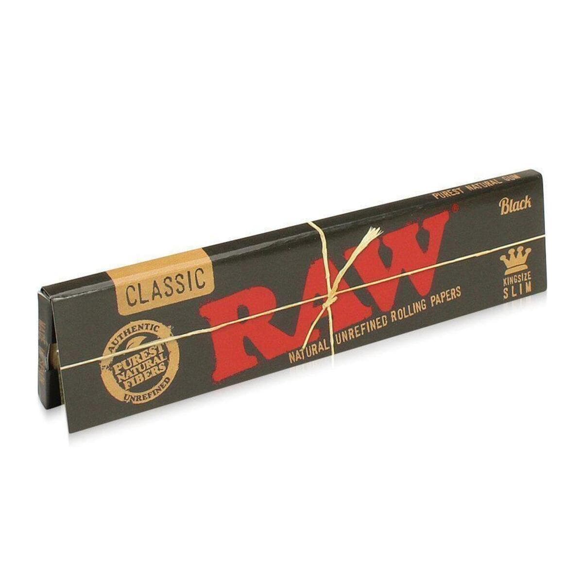 Raw Rolling Papers RAW Black King Size Slim Rolling Papers