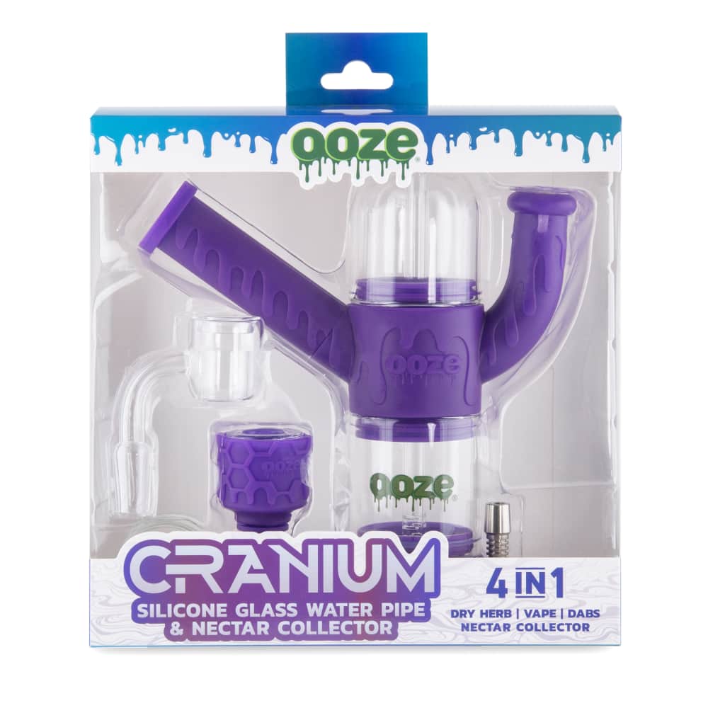Ooze Cranium Silicone 4-in-1 Hybrid Bong
