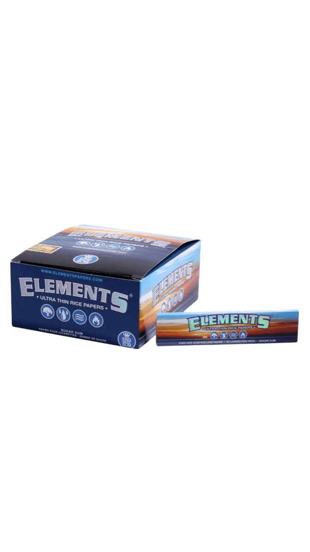 HBI Papers King Size Slim Box of 50 Elements King Size Rolling Papers