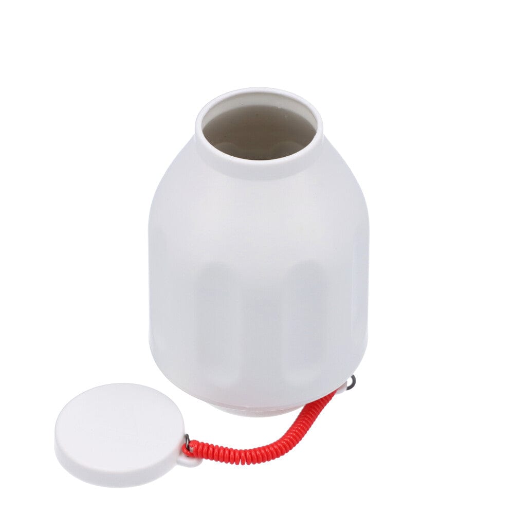 Front view of the Smoke Buddy Personal Air Filter with a white casing and red cord, positioned against a plain white background.