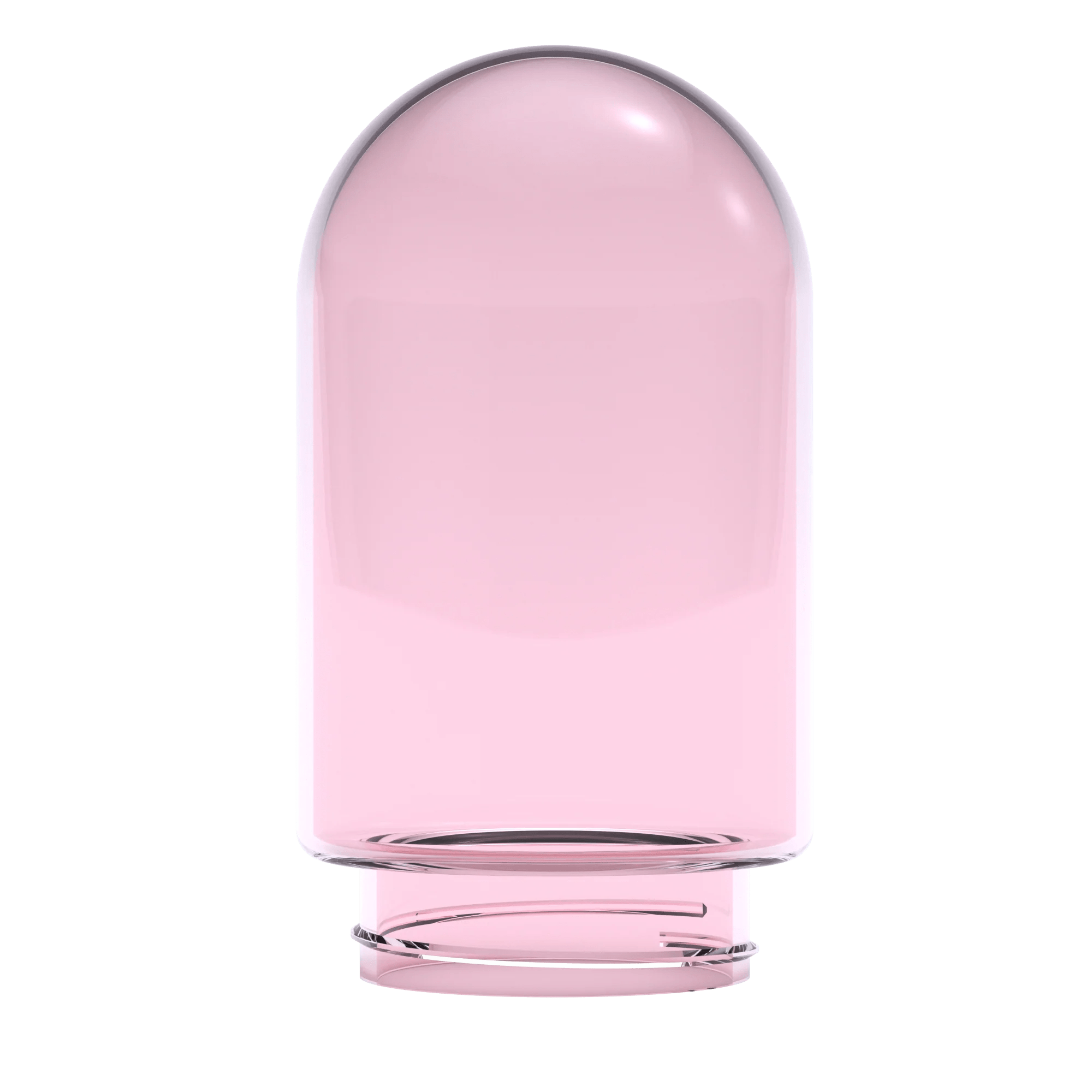 StÃ¼ndenglass Hookah Accessory Pink Single Large Glass Globe