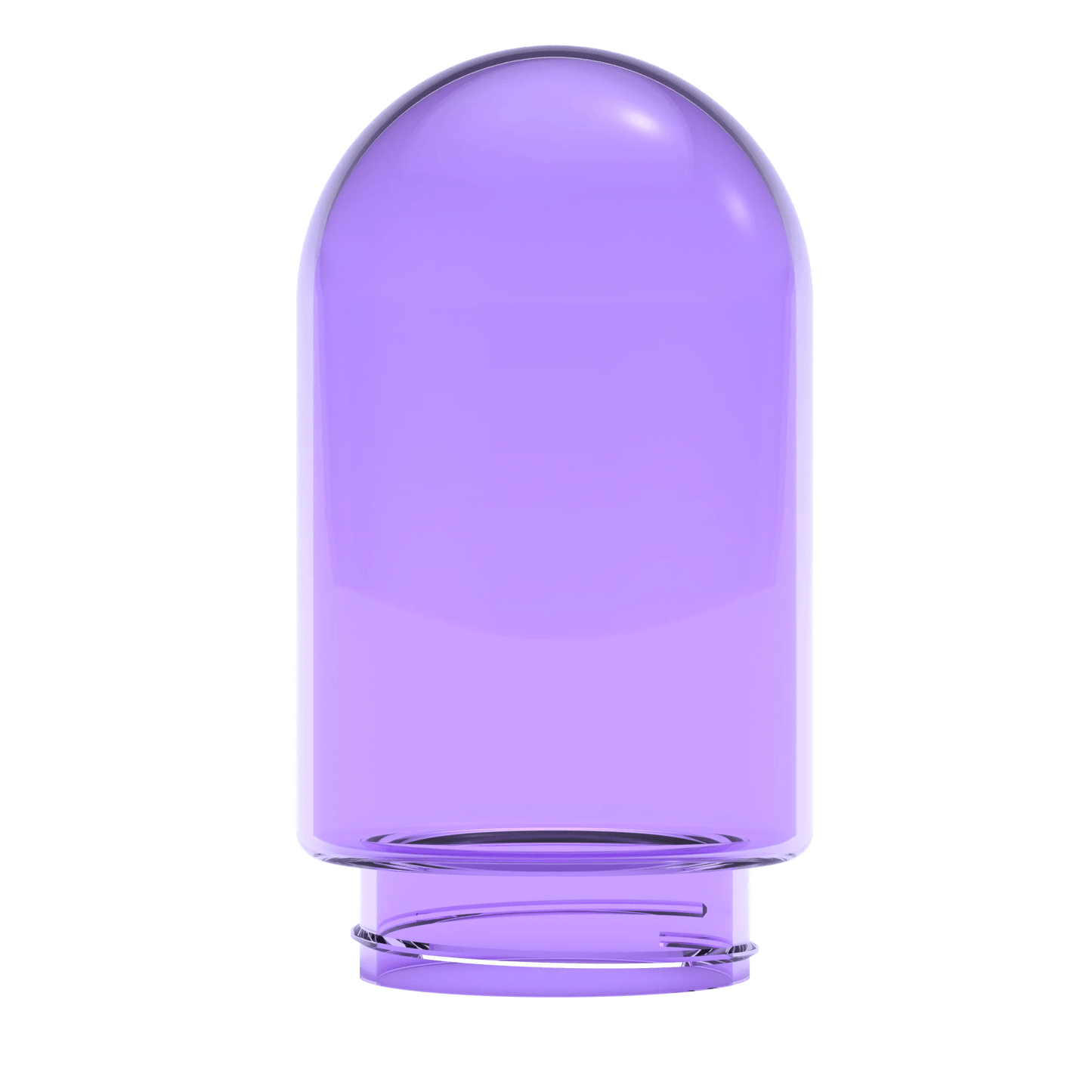 StÃ¼ndenglass Hookah Accessory Purple Single Large Glass Globe