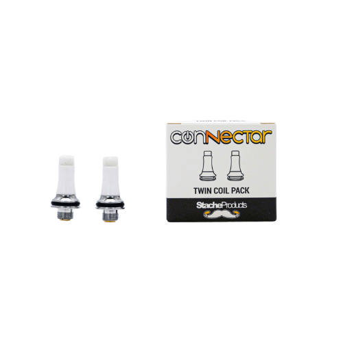 A side view of the Crushed Quartz Twin Pack, featuring two white quartz pieces against a plain white background.