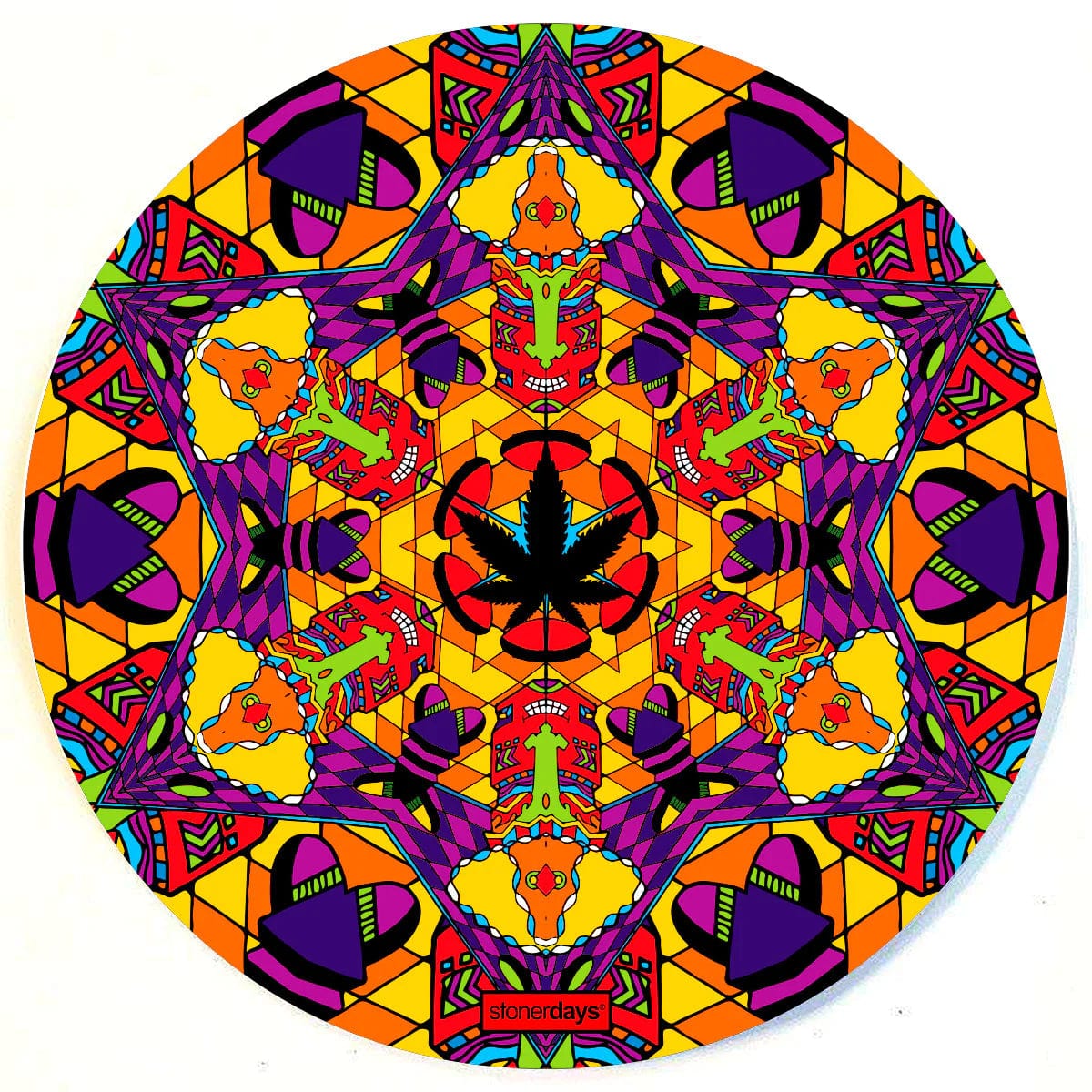 Daily High Club Bad Trip Stonerdays Round Dab Mats