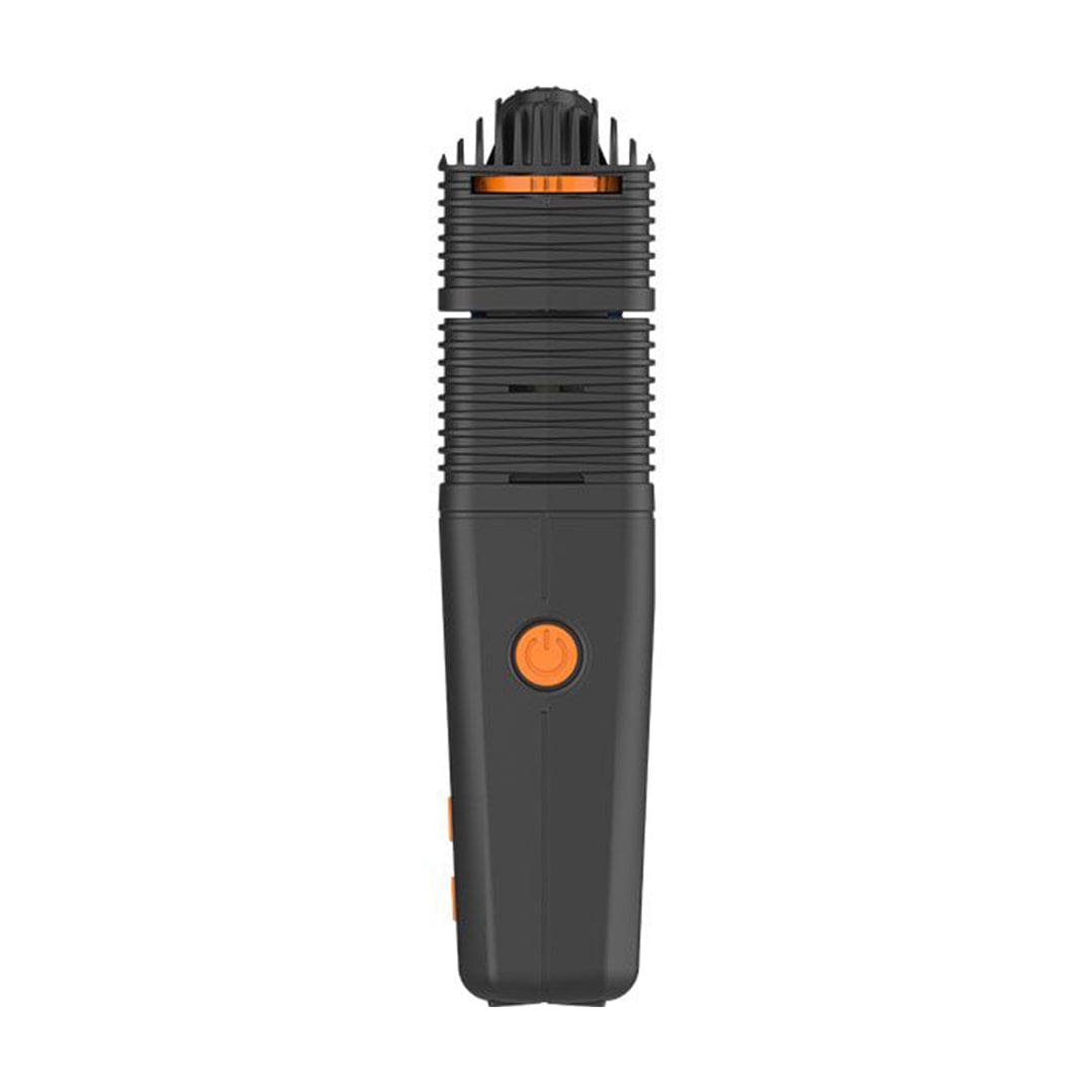 Front view of the Storz & Bickel Venty Vaporizer, a black handheld device with a sleek, cylindrical design.