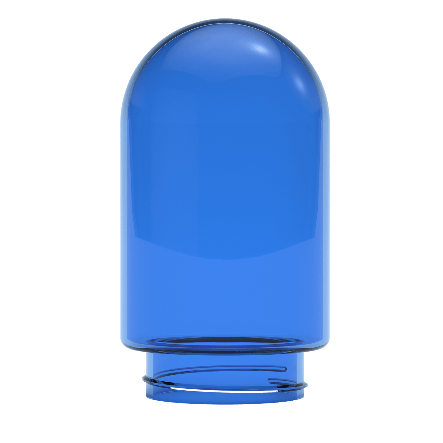 Stündenglass Hookah Accessory Single Blue Glass Globe (Large)