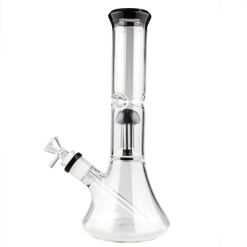 The Stash Shack Bong 6 Arm Perc Beaker Water Pipe