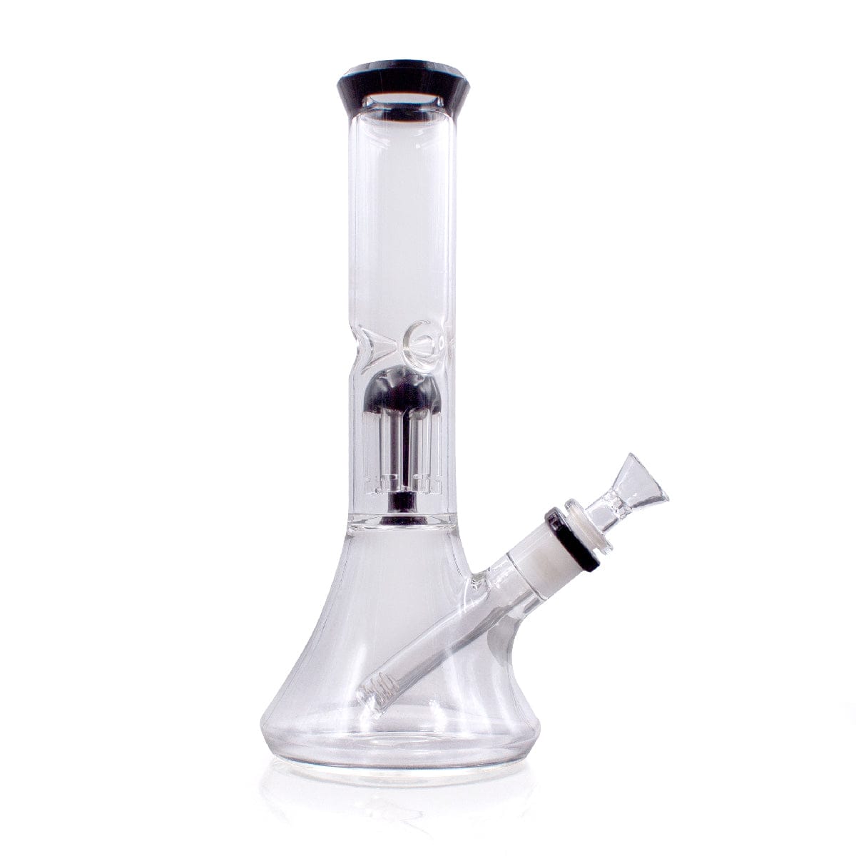 The Stash Shack Bong Black 6 Arm Perc Beaker Water Pipe