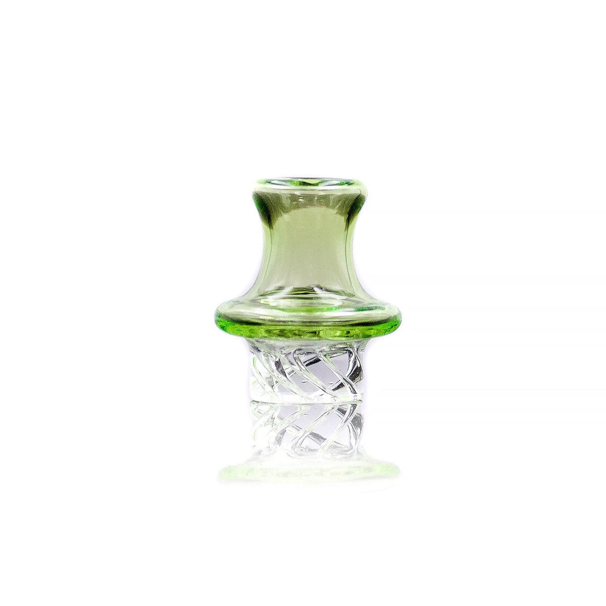 The Stash Shack Carb Cap Slime Green UFO Spinning Carb Cap