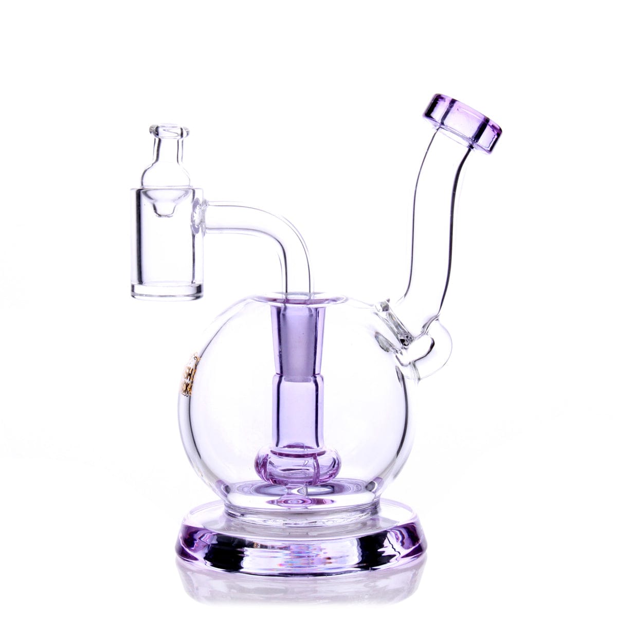 The Stash Shack Dab Rig Purple TerpGlobe Mini Rig