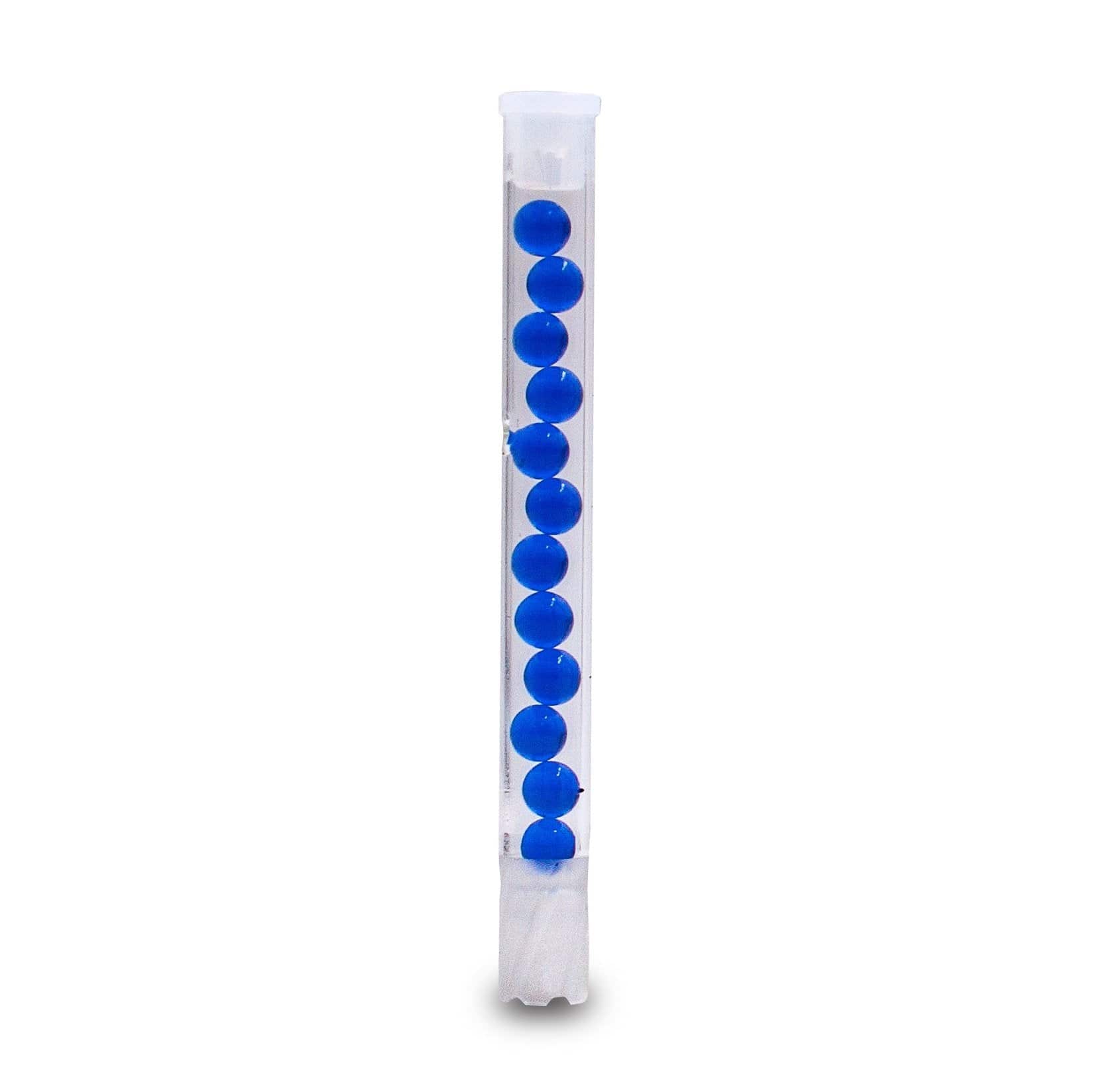 Front view of the Beaded All Glass Cooling Stem for DynaVap Cap, showing the beaded glass design against a plain white background.