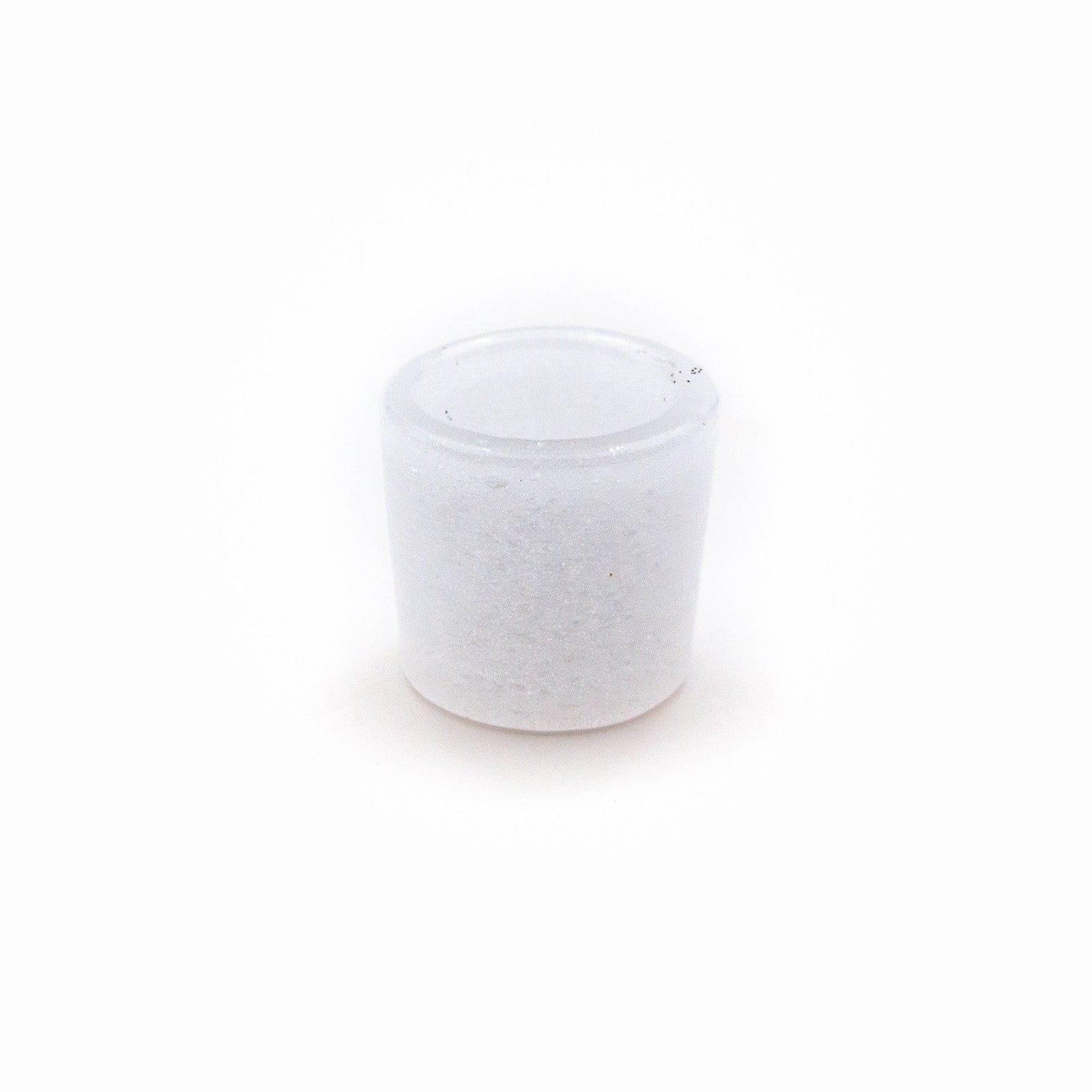 Front view of the Puffco Peak Gavel Bowl, a small, ceramic-looking bowl centered against a plain white background.