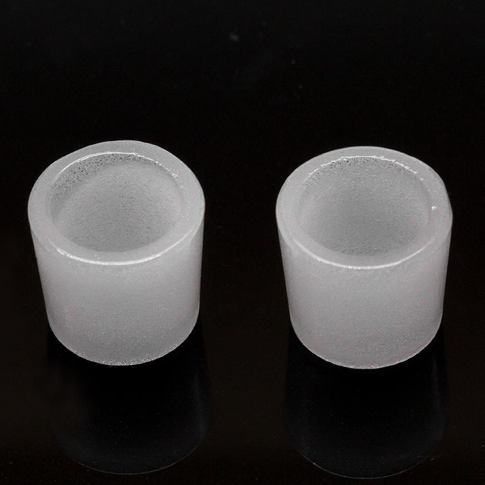 Front view of the Puffco Peak Gavel Bowl, a ceramic insert displayed against a black background.