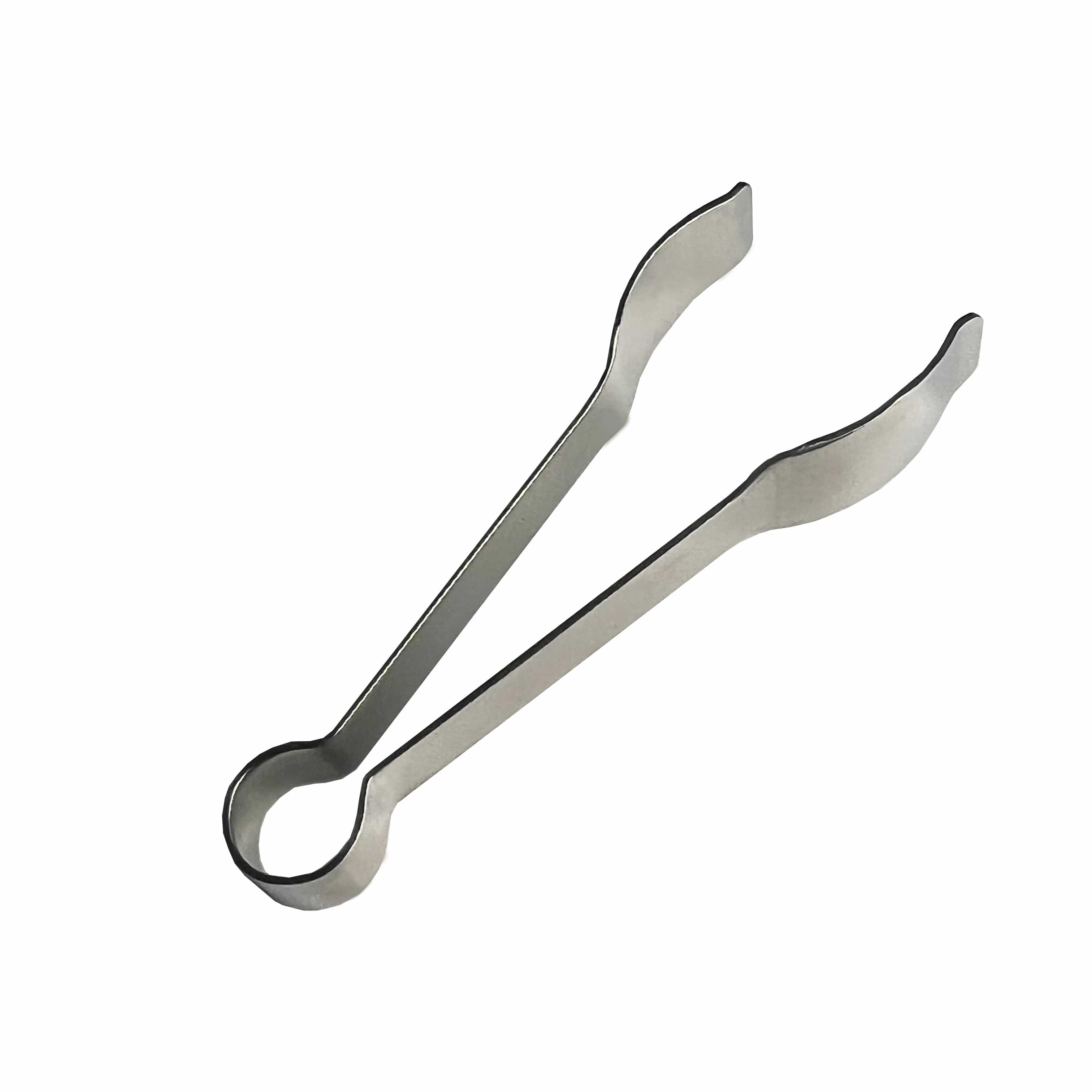 A close-up view of the silver Vape Tweezers, angled slightly against a plain white background.