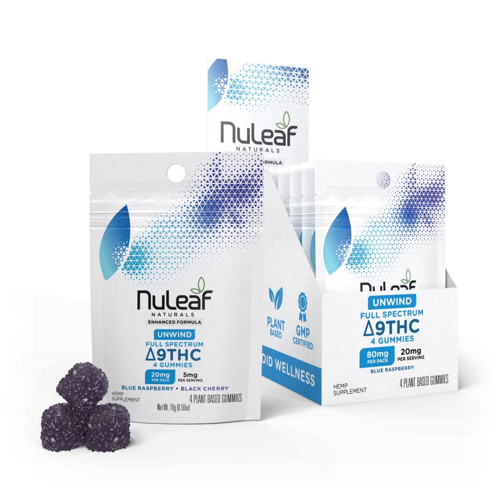 THEFABCBD DELTA9 THC Black Cherry - Blue Raspberry / 12 Pack / Single Unit NuLeaf Naturals THC: 4ct Mylar