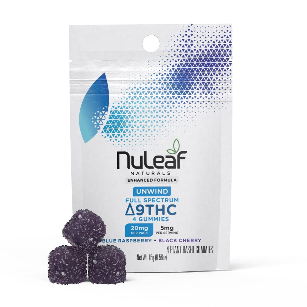 THEFABCBD DELTA9 THC Black Cherry - Blue Raspberry / Single Unit / Single Unit NuLeaf Naturals THC: 4ct Mylar