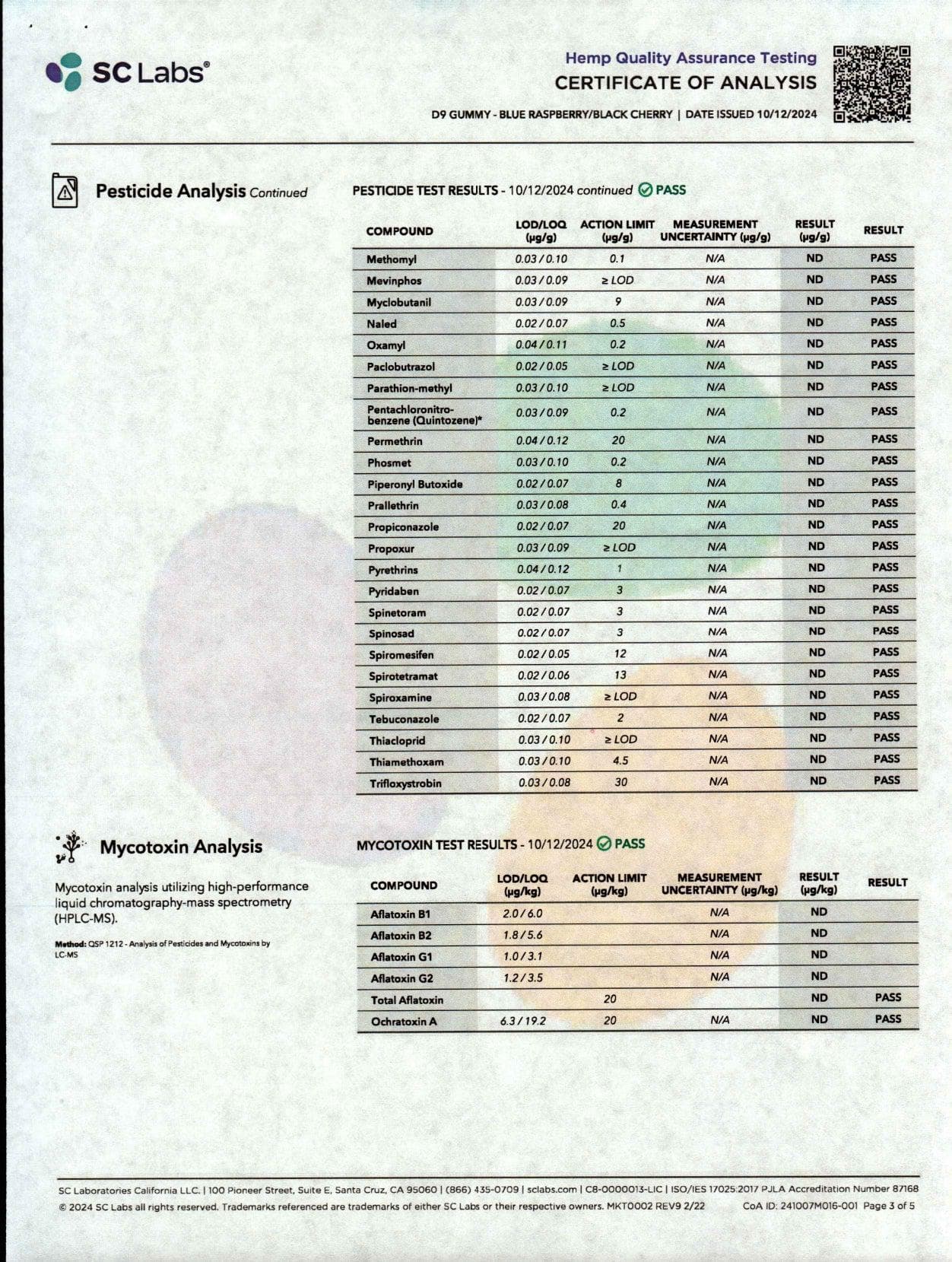 THEFABCBD DELTA9 THC NuLeaf Naturals THC: 4ct Mylar
