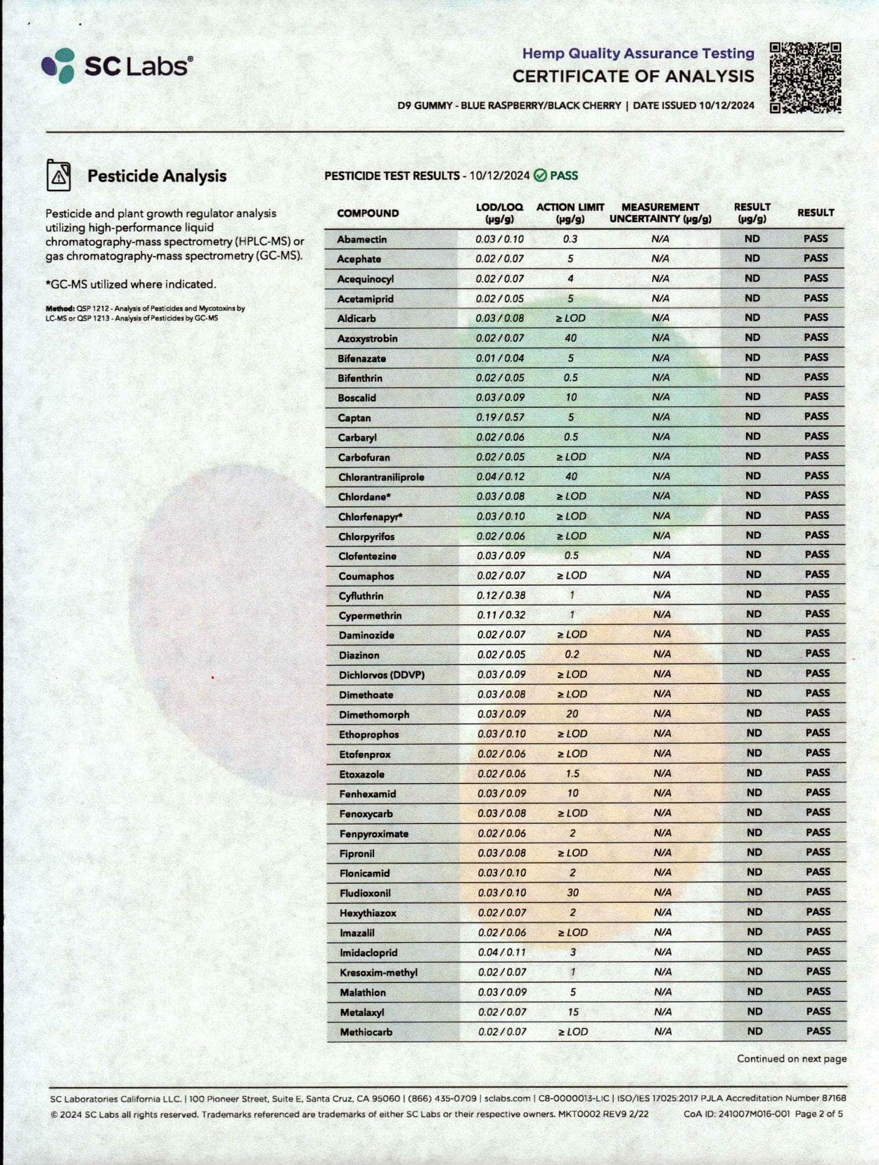THEFABCBD DELTA9 THC NuLeaf Naturals THC: 4ct Mylar