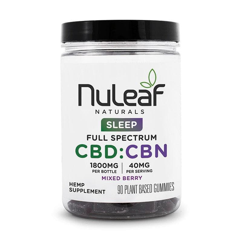THEFABCBD Mixed Berry / 90 count / Single Unit NuLeaf Naturals SLEEP - CBD:CBN Gummies