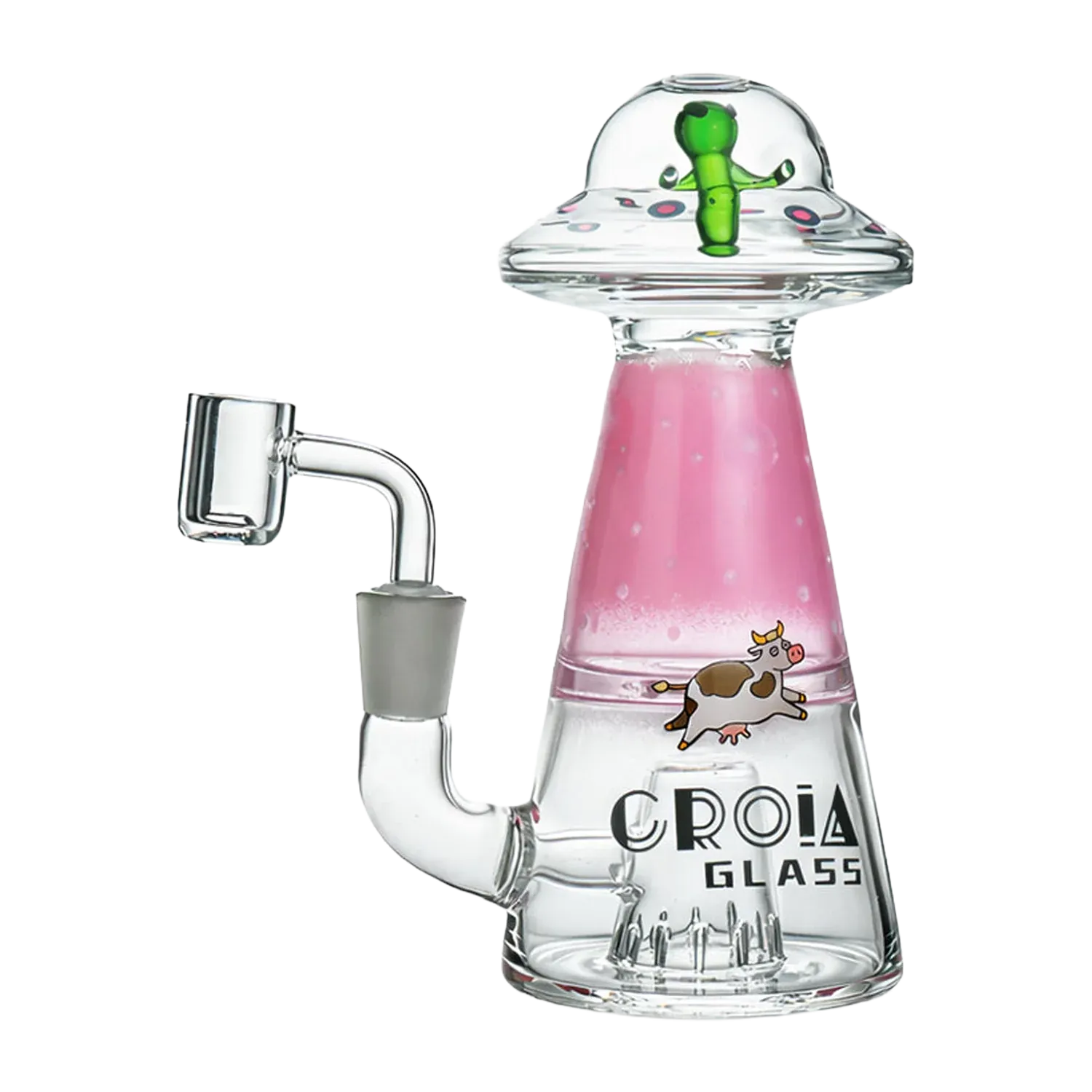 Croia Glass UFO Alien Dab Rig with Showerhead Perc | Croia Glass