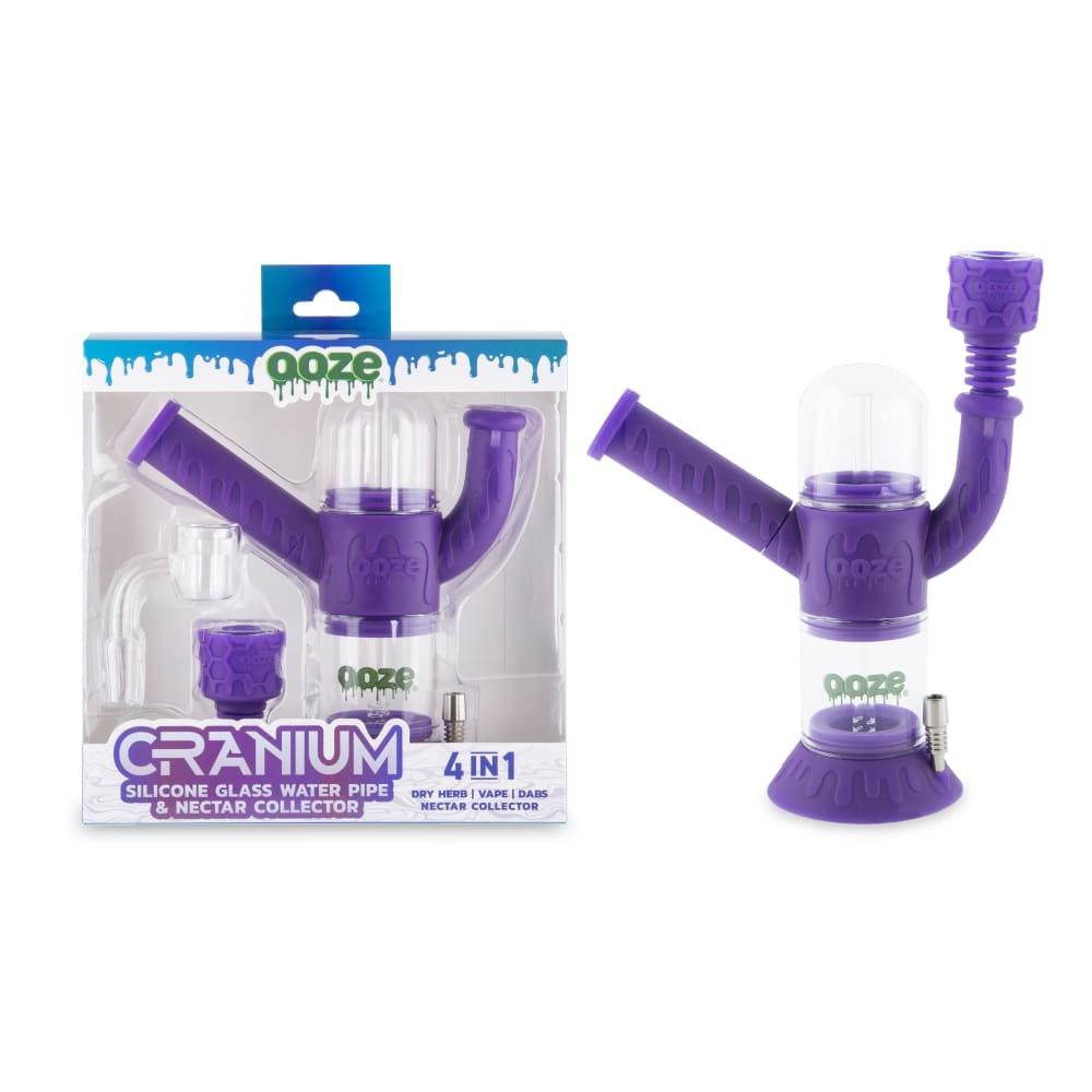 Ooze Cranium Silicone 4-in-1 Hybrid Bong
