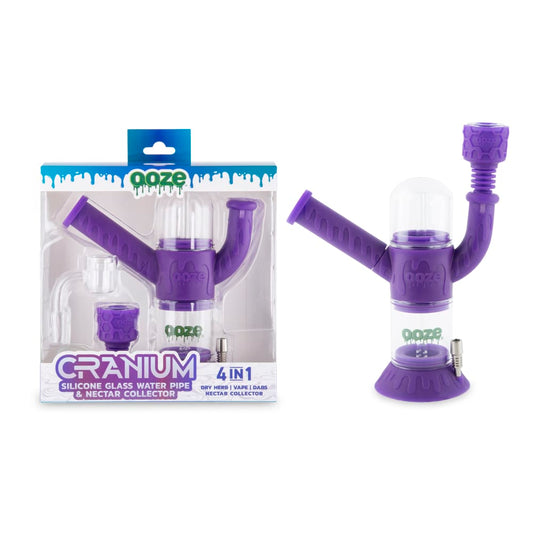 Ooze Cranium Silicone 4-in-1 Hybrid Bong