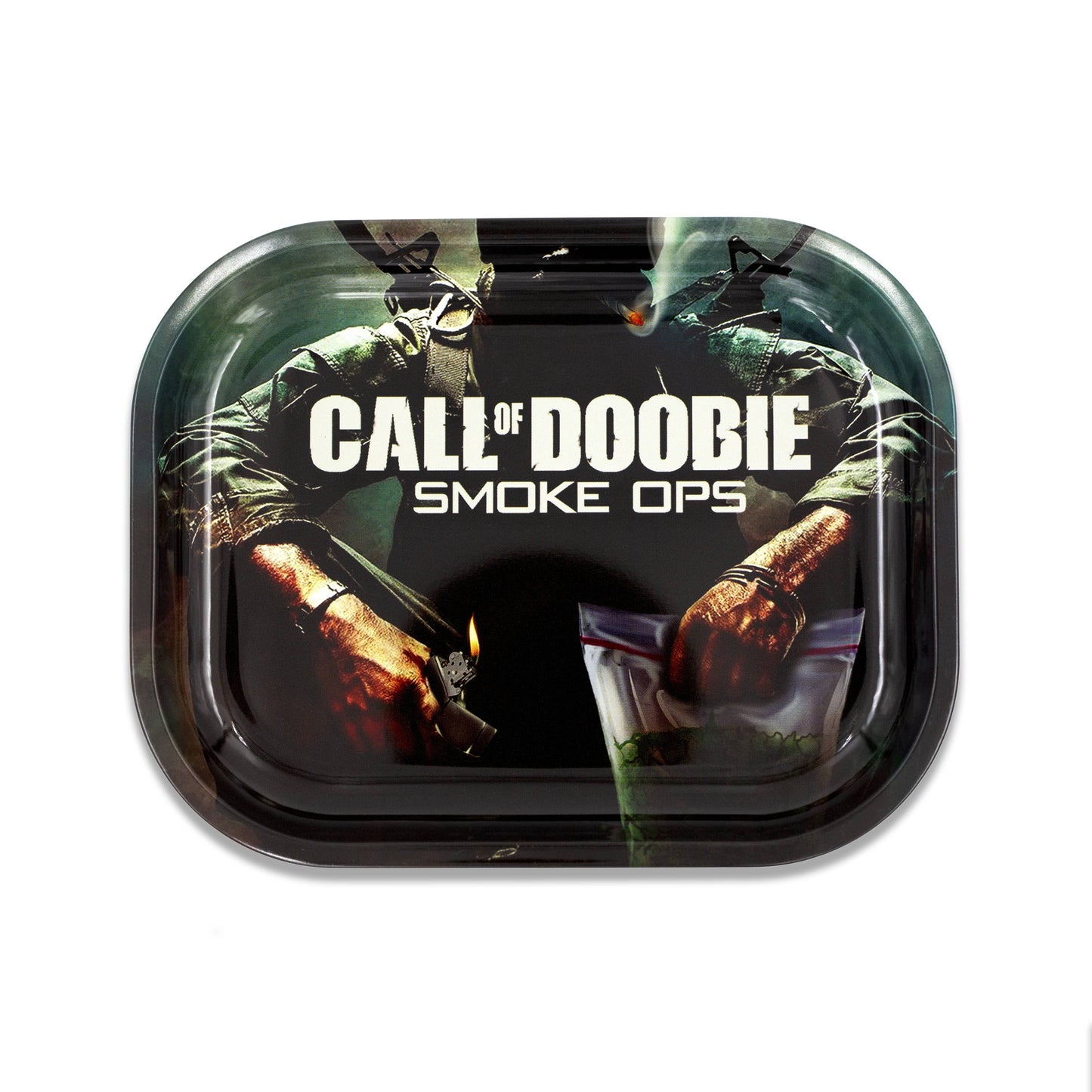 V-Syndicate Glass V-Syndicate Metal Rolling Trays