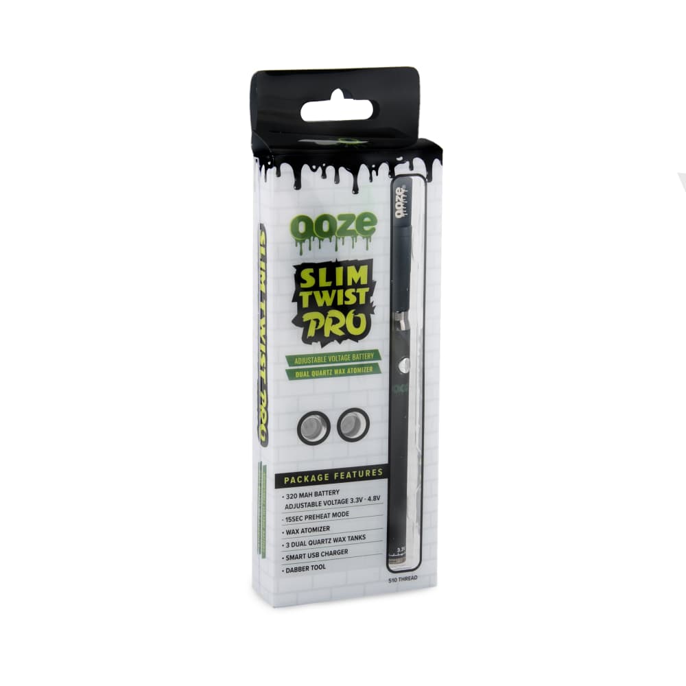Ooze Batteries and Vapes Slim Twist Pro CBD Vape Battery