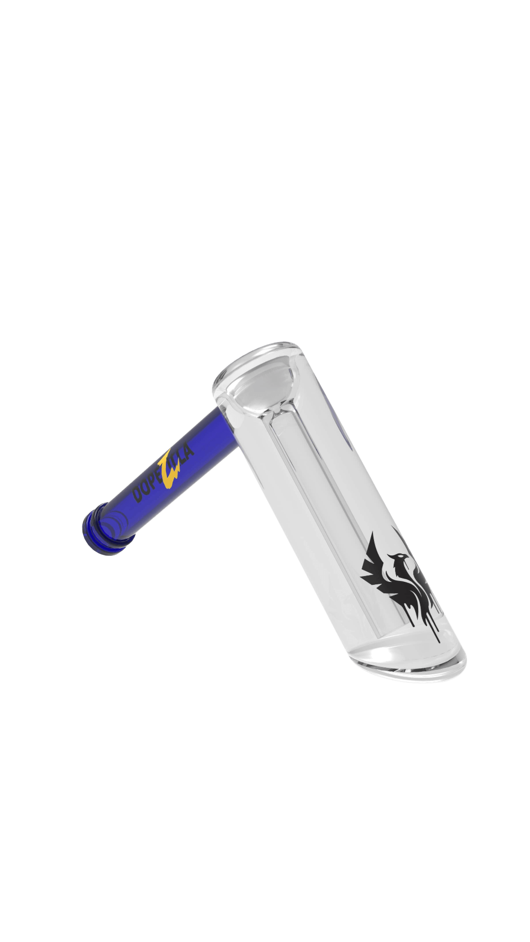 Valiant Distribution Bubbler Dark Blue Dopezilla Phoenix Bubbler - 5 in.