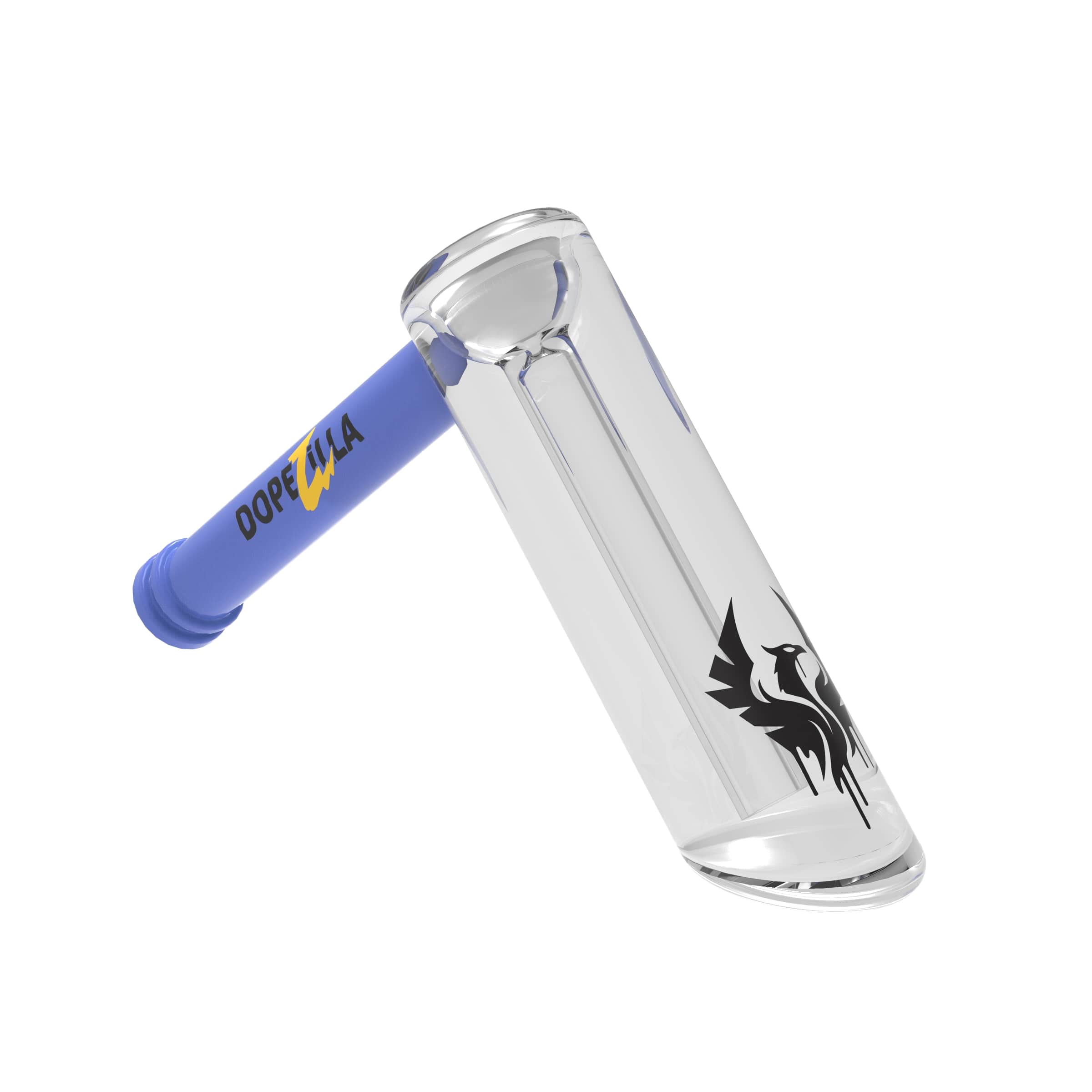 Valiant Distribution Bubbler Milky Blue Dopezilla Phoenix Bubbler - 5 in.