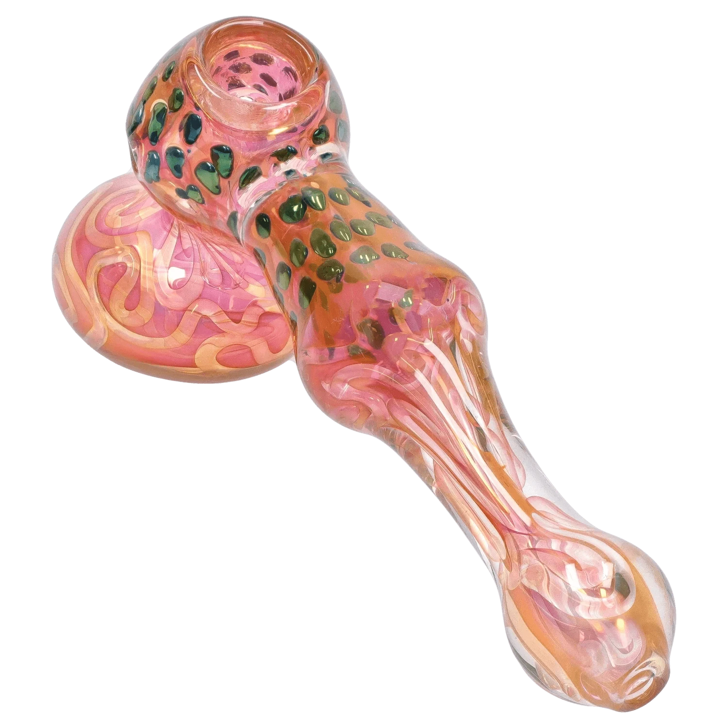 DHC Bubbler DHC Gold Fume and Slime Hammer Bubbler - 8 in.