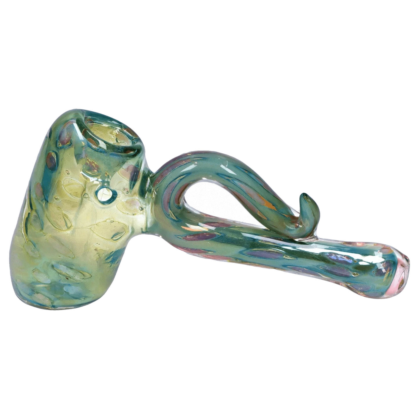 DHC Bubbler DHC Gold Fume Bubble Trap Hammer Bubbler - 6 in.